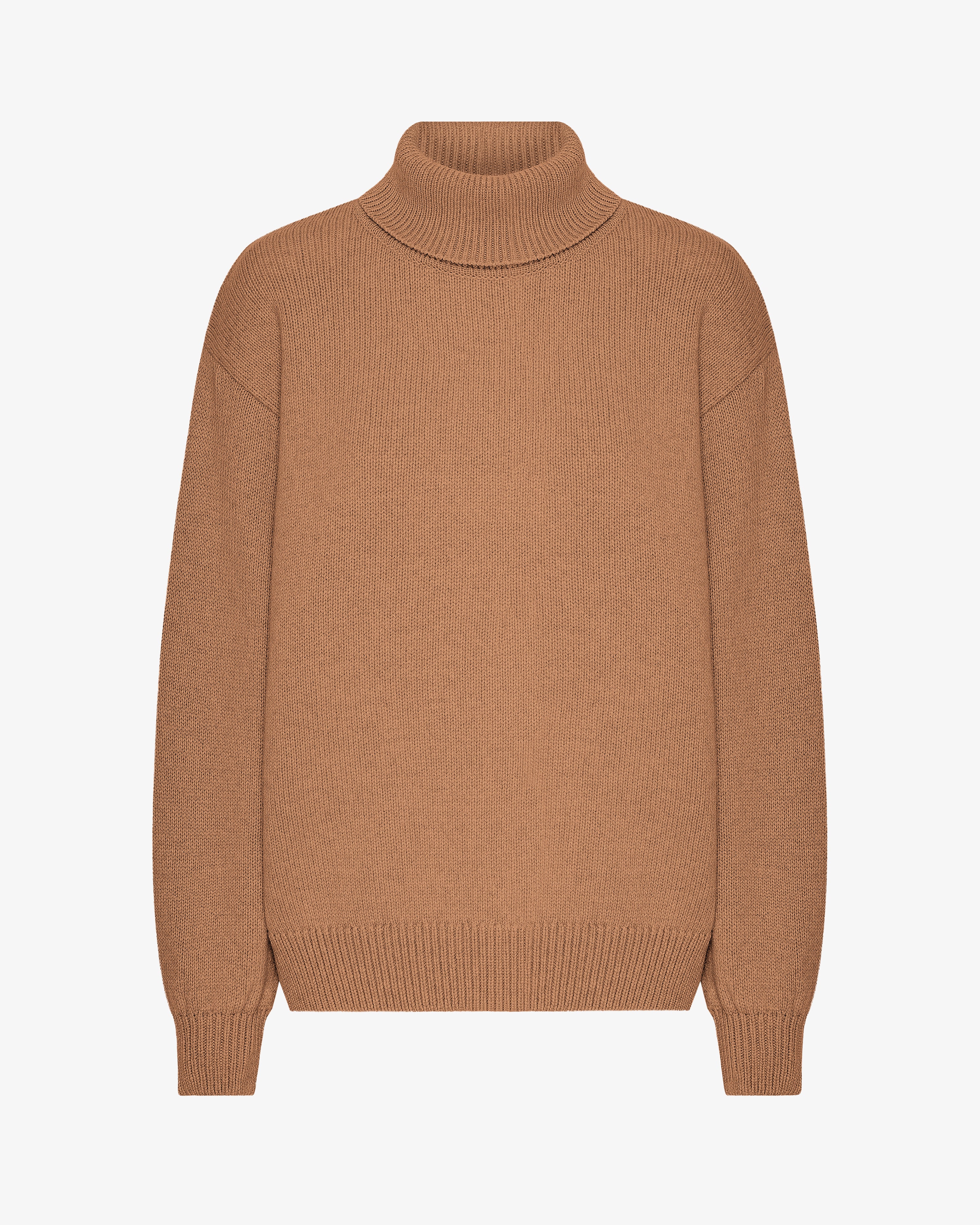 Merino Wool Turtleneck - Sahara Camel