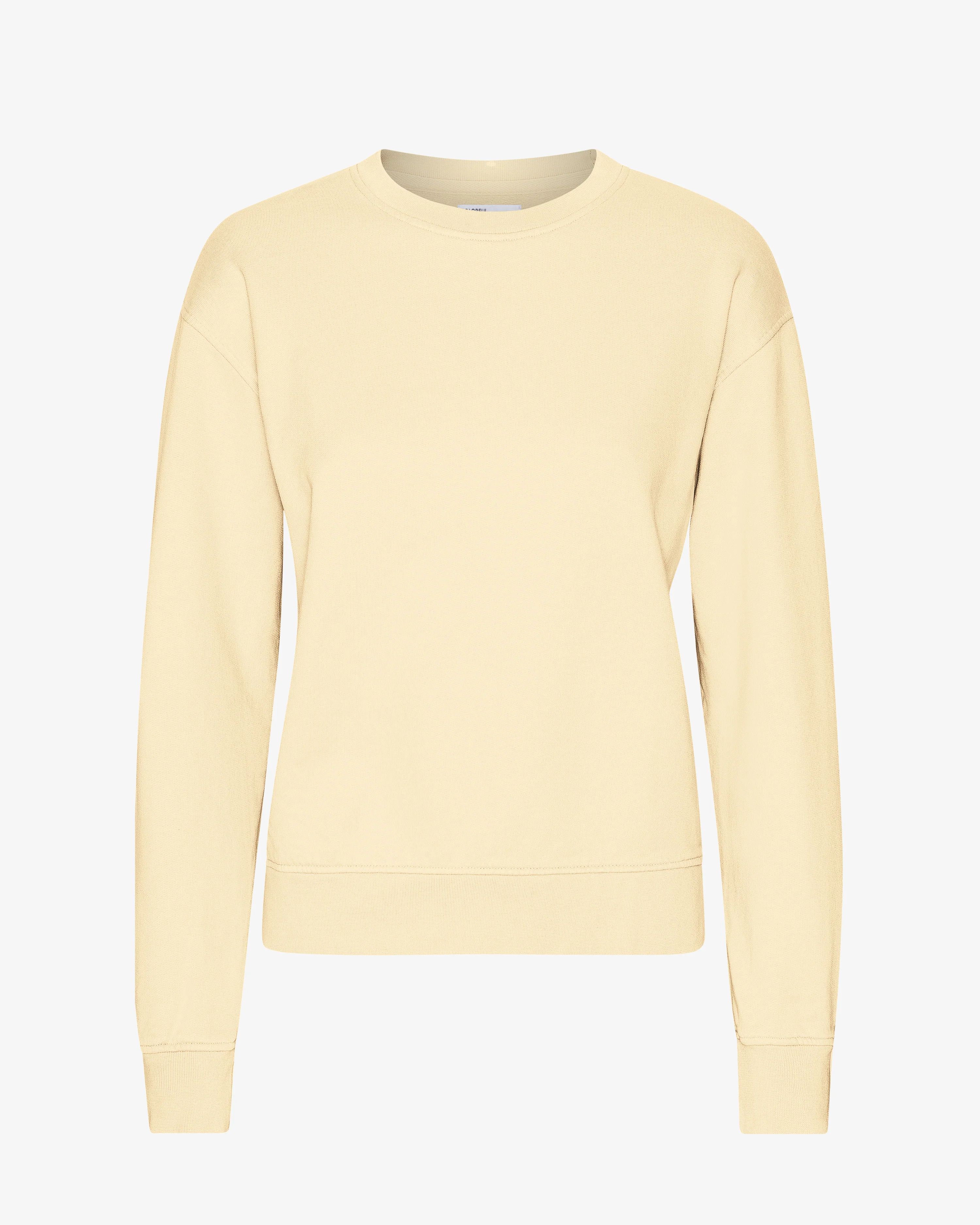 Women Classic Organic Crew - Soft Yellow