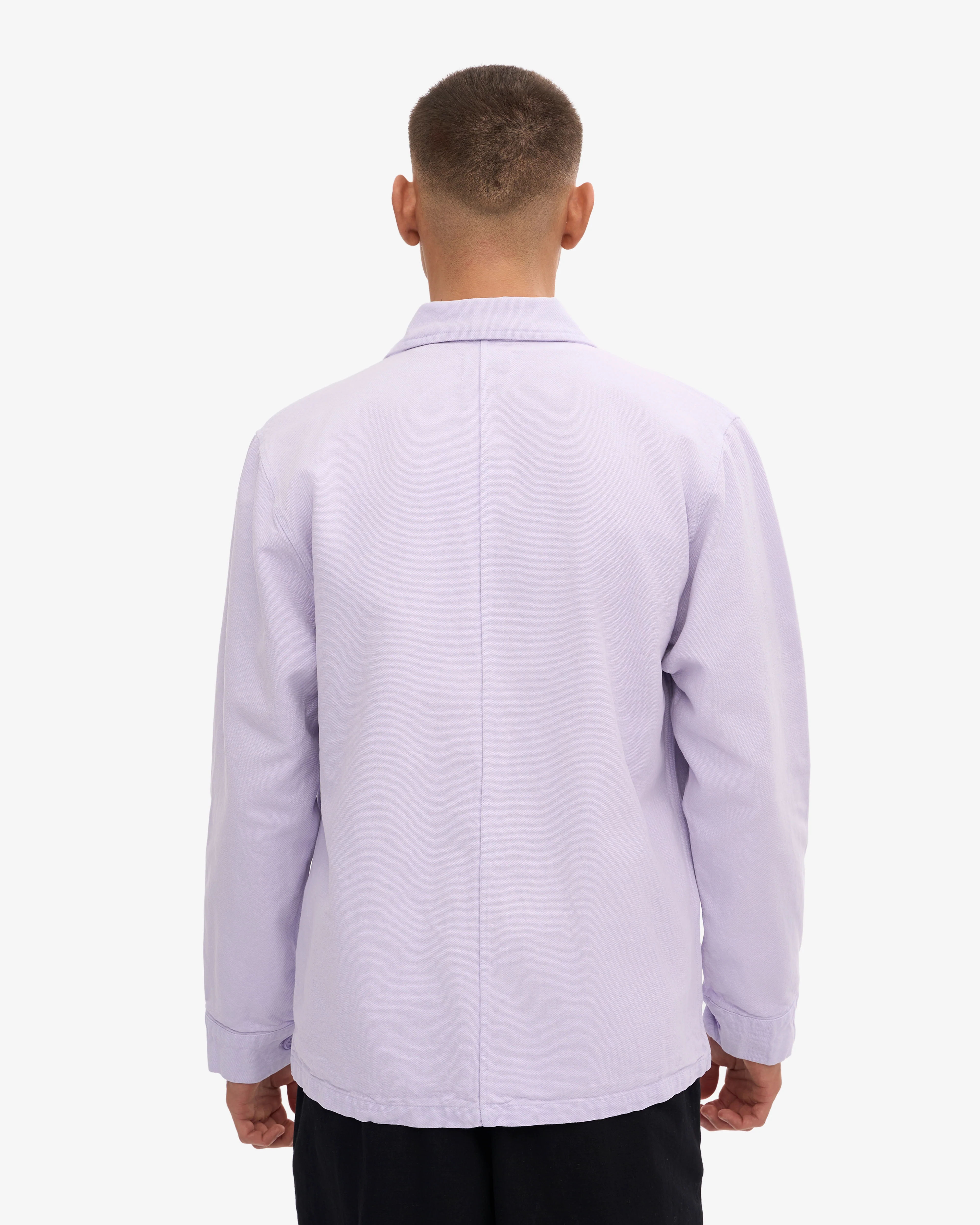 Organic Workwear Jacket - Soft Lavender