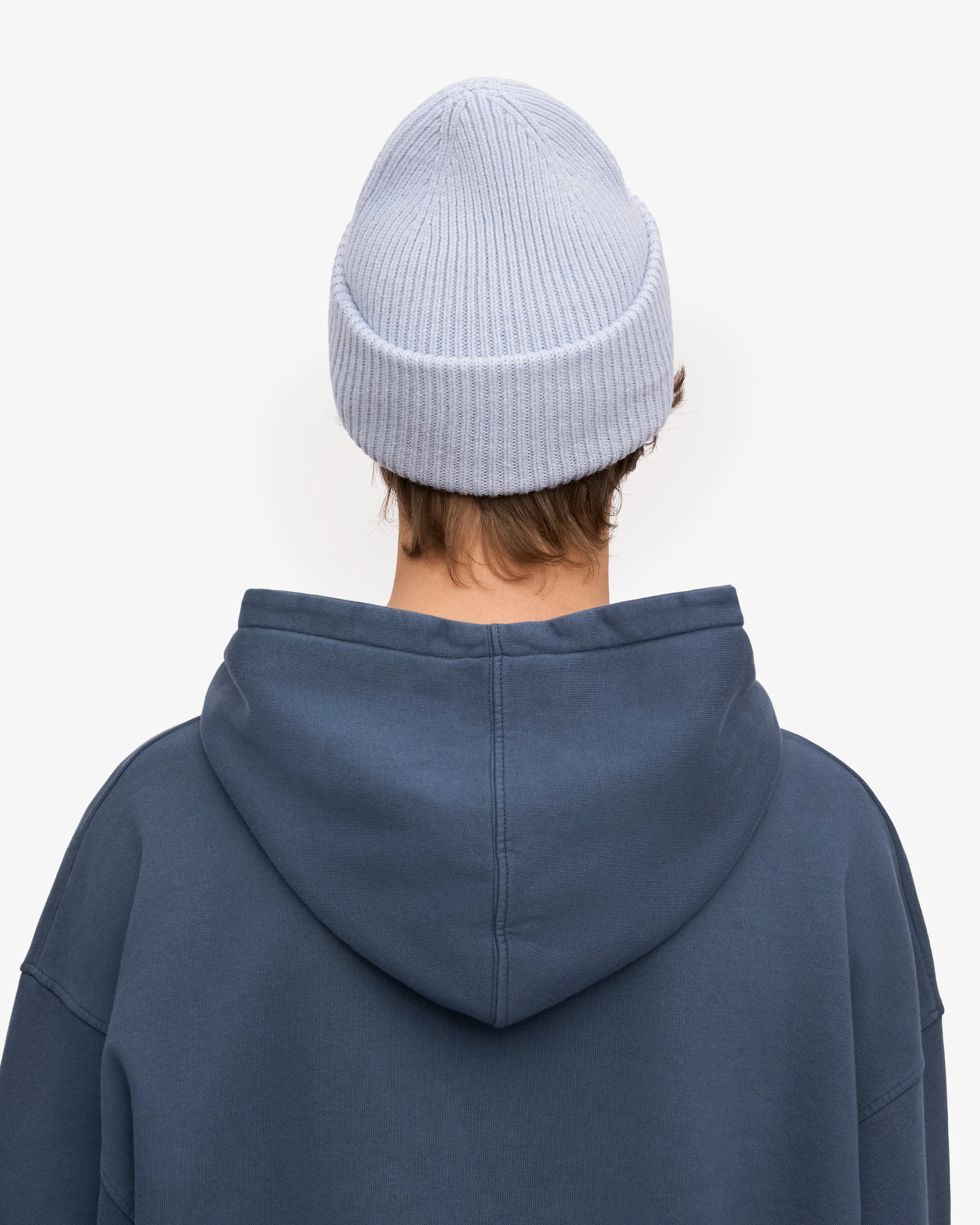 Merino Wool Hat - Polar Blue