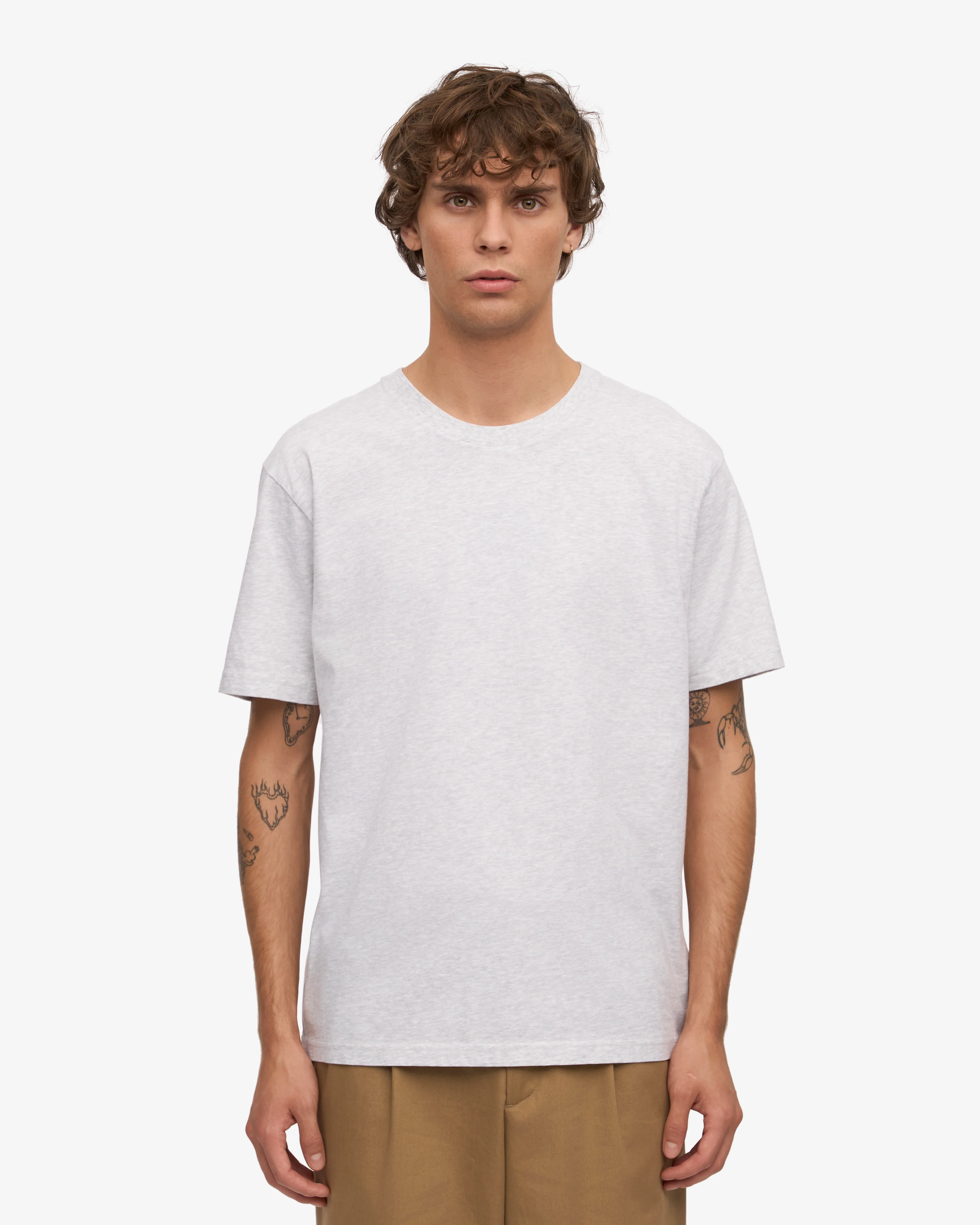 Classic Organic Tee - Snow Melange