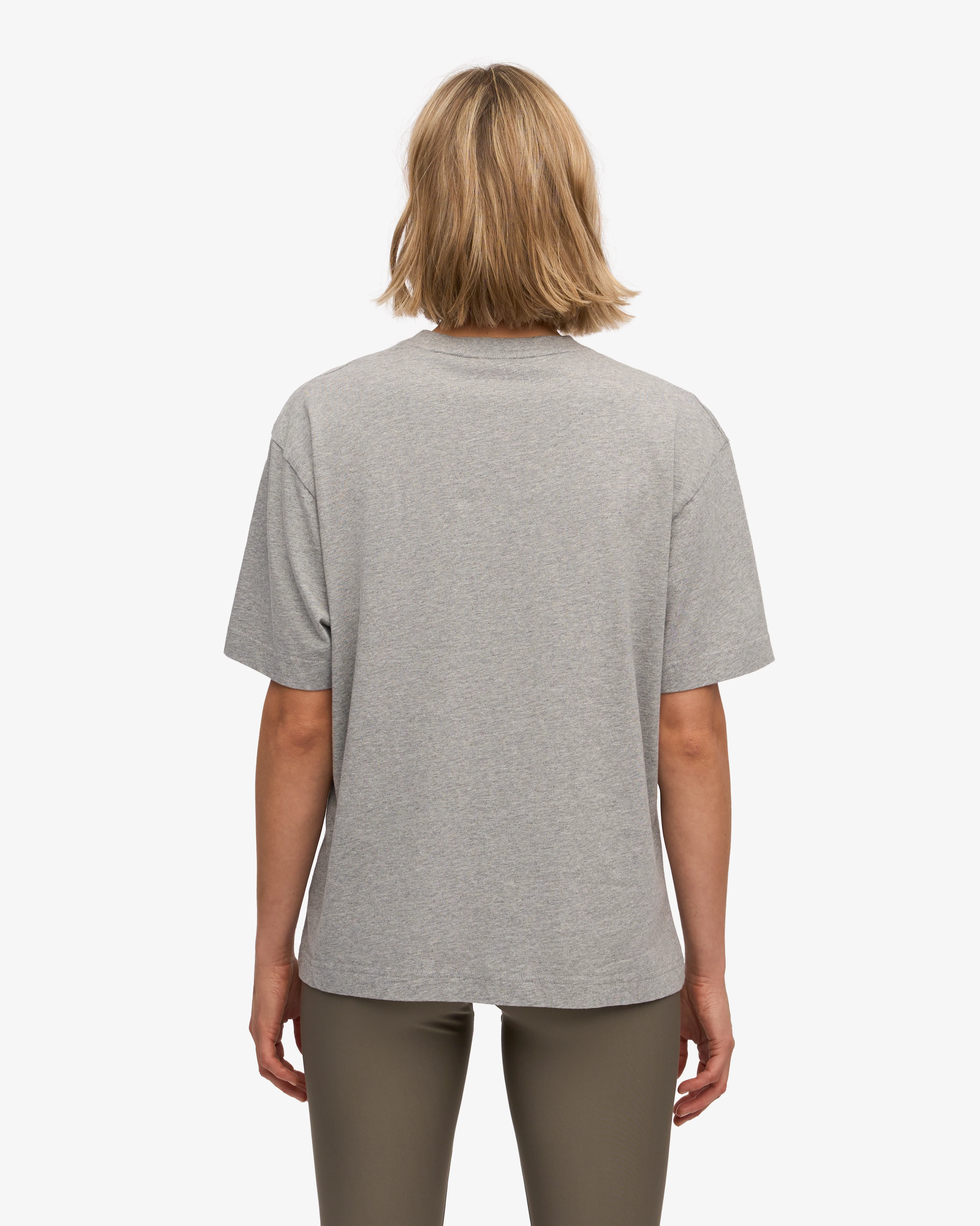 Oversized Organic T-Shirt - Heather Grey