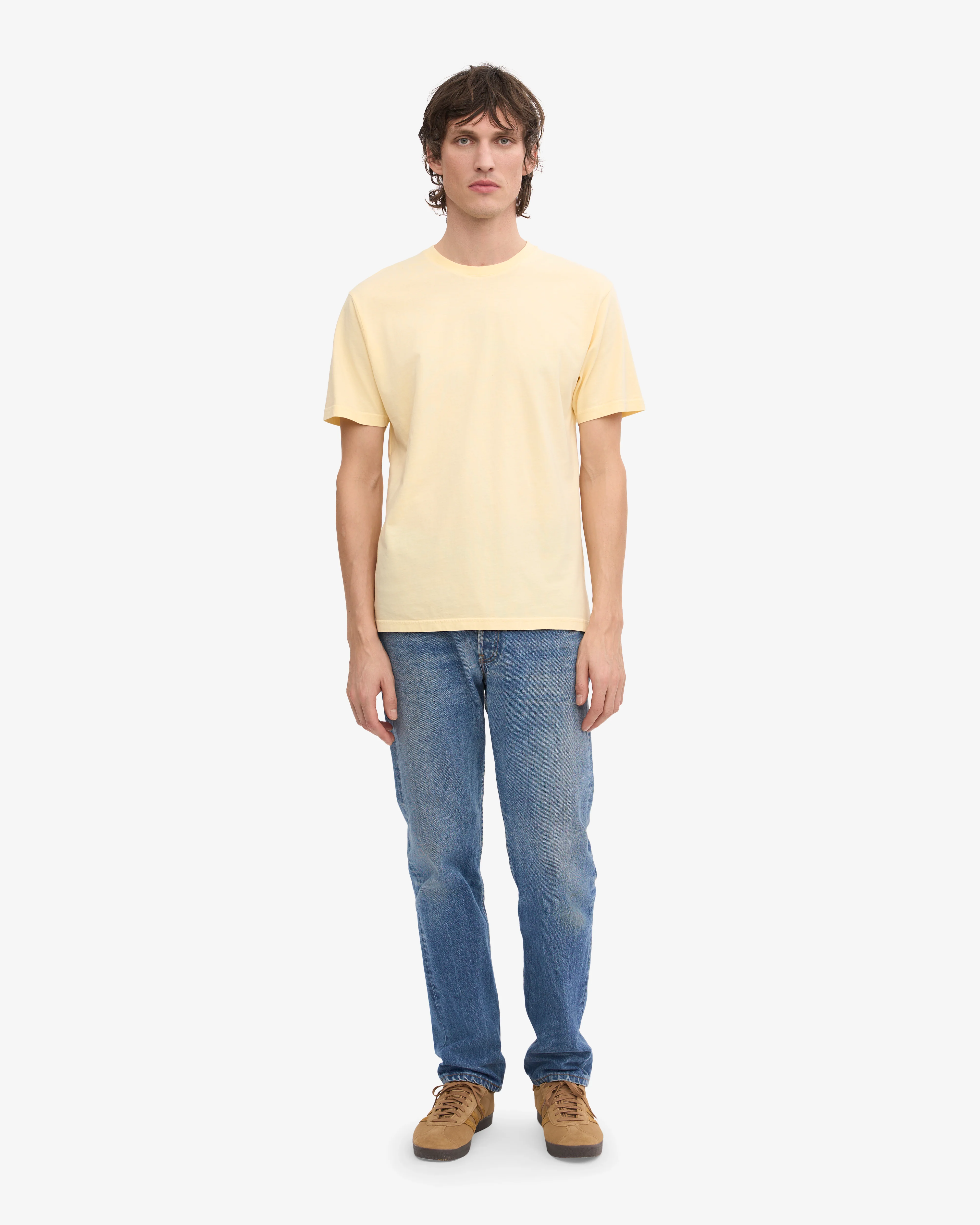 Classic Organic Tee - Soft Yellow