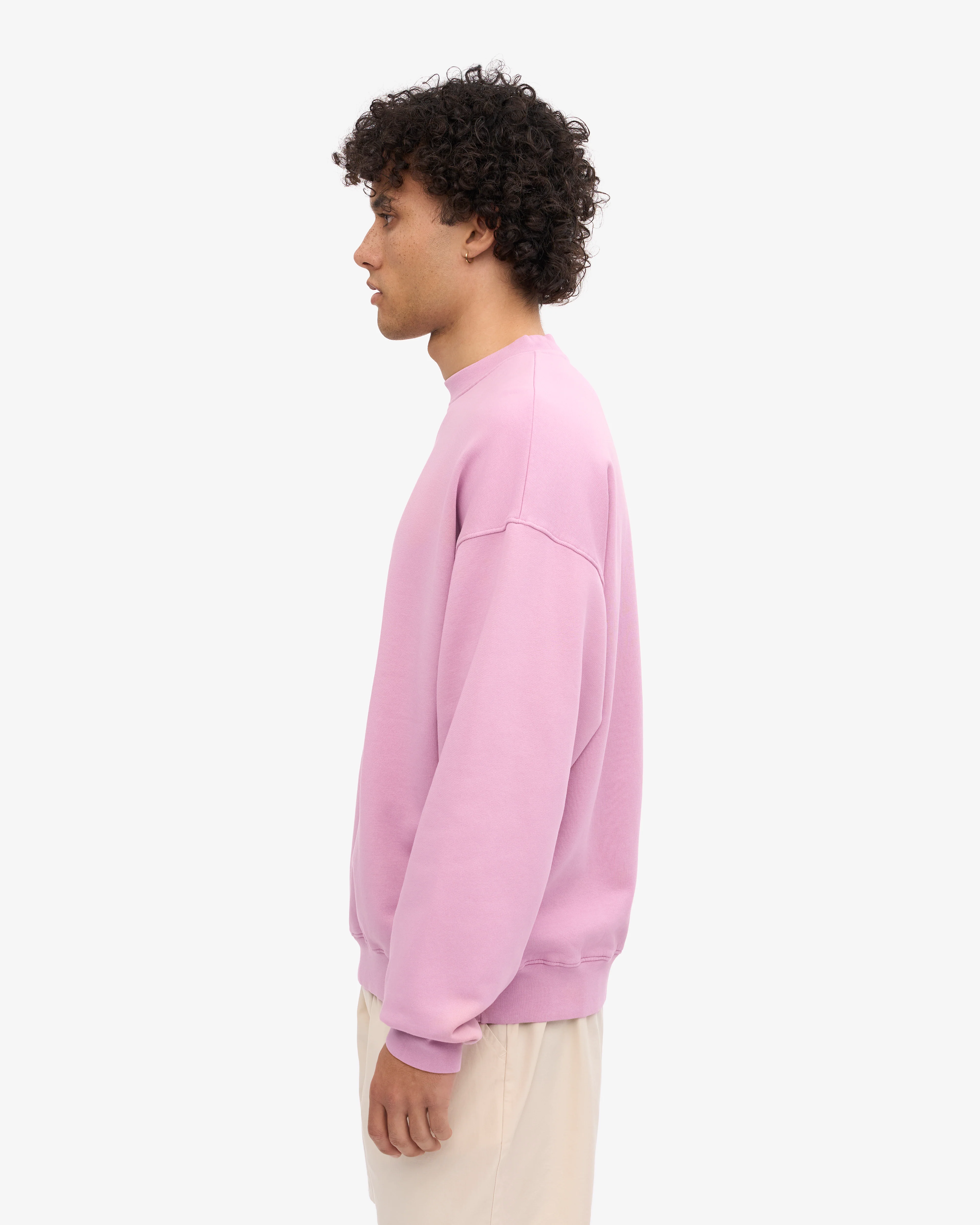 Organic Oversized Crew - Cherry Blossom