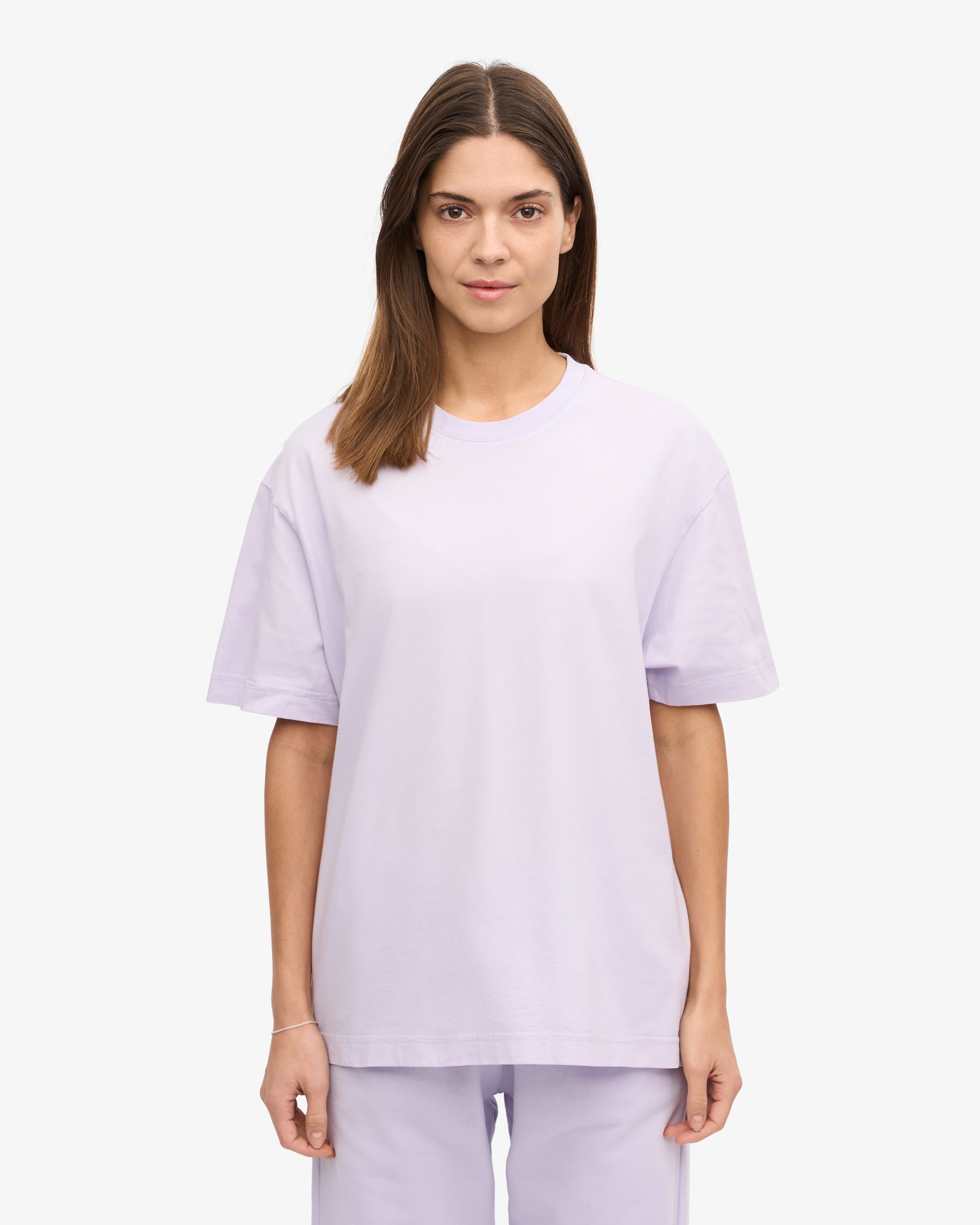 Oversized Organic T-Shirt - Soft Lavender
