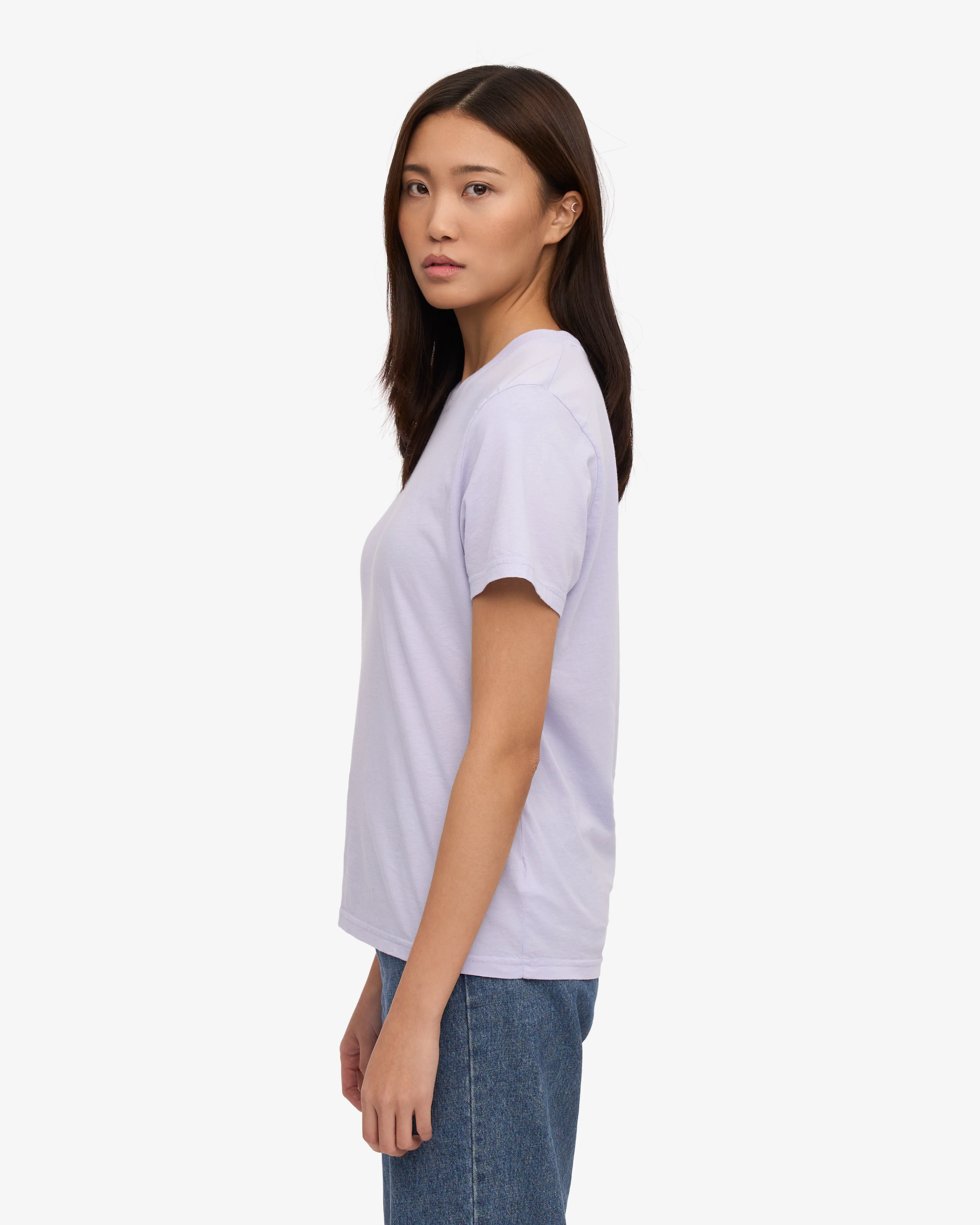 Women Light Organic Tee - Soft Lavender
