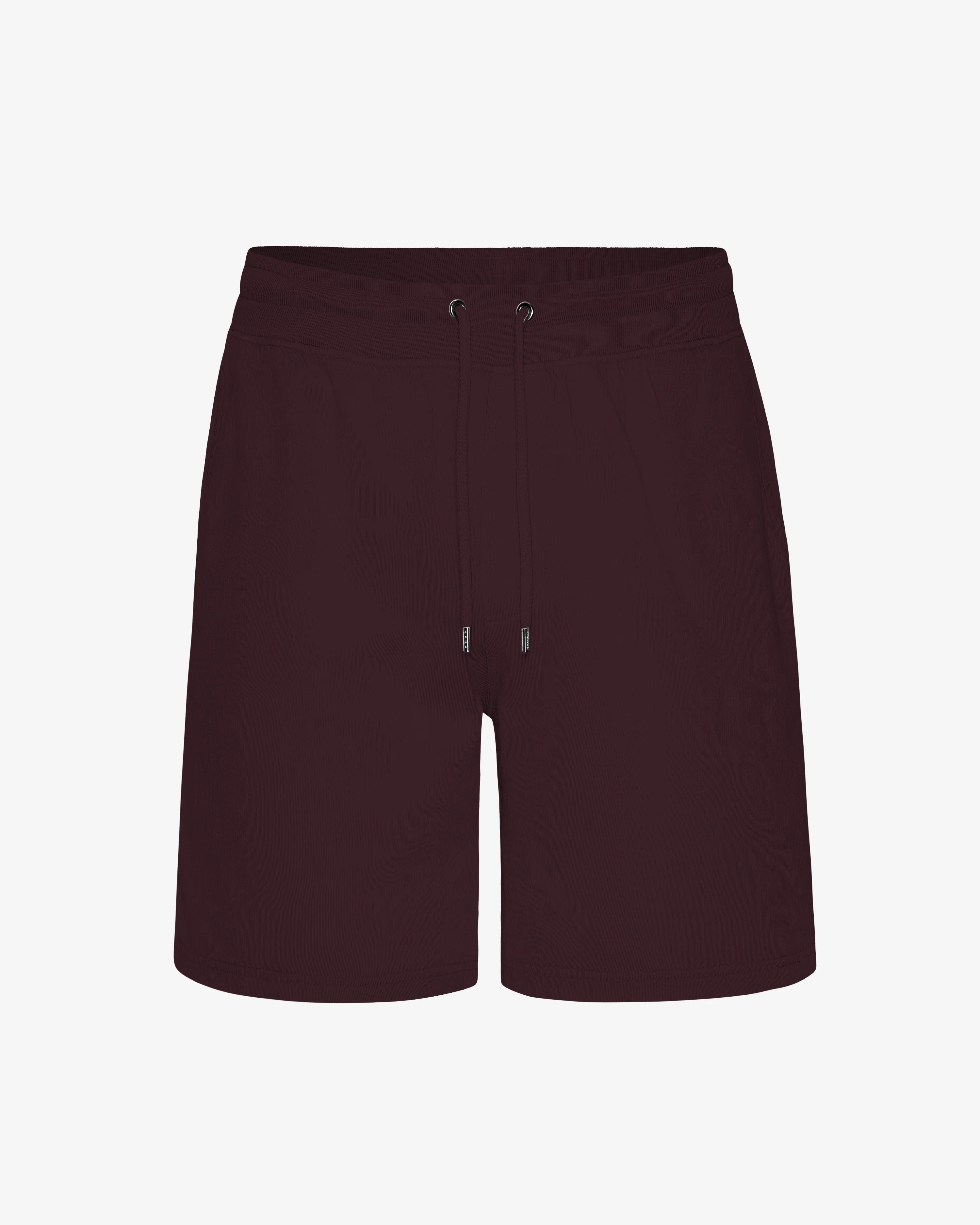 Classic Organic Sweatshorts - Oxblood Red