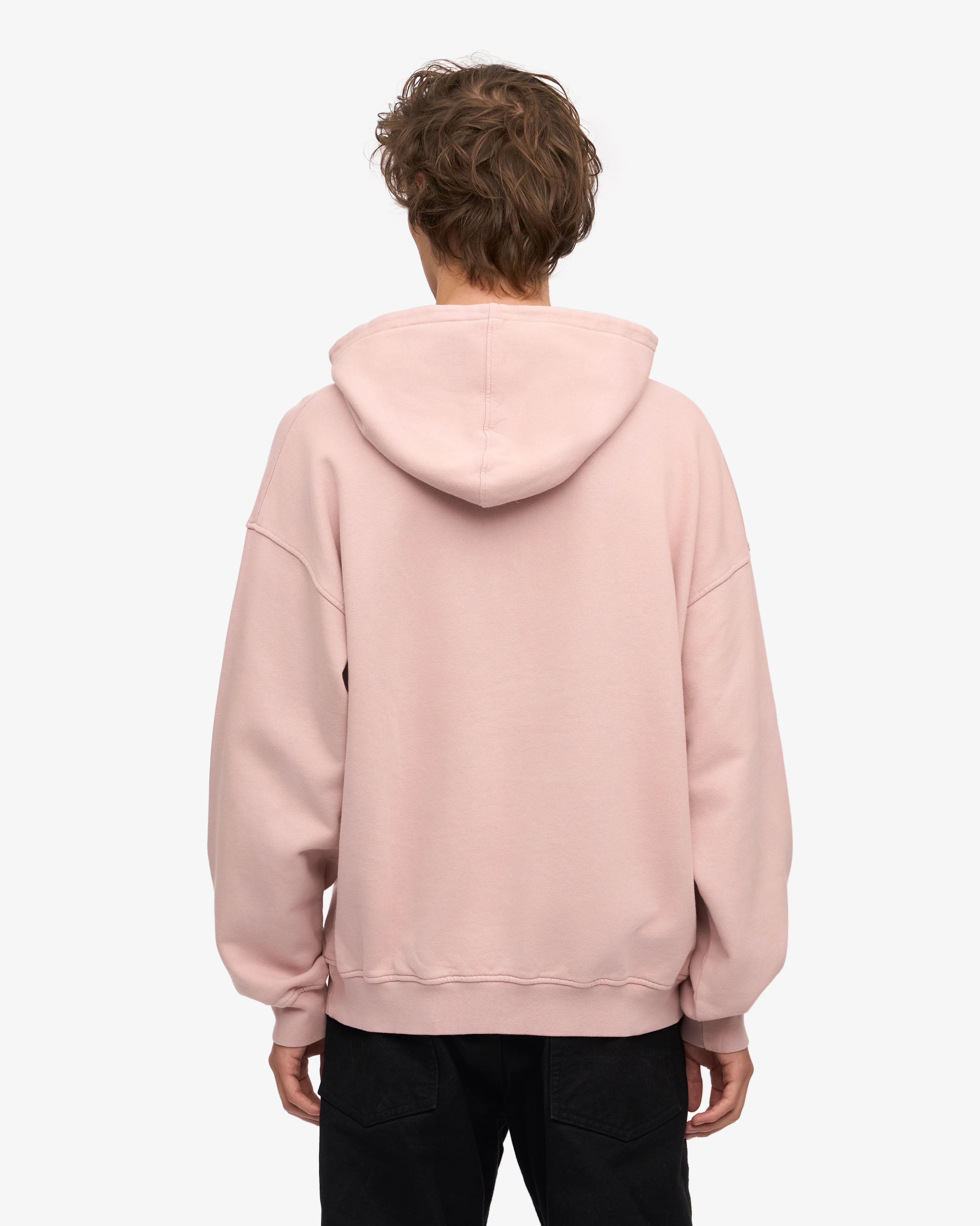 Organic Oversized Hood - Faded Pink