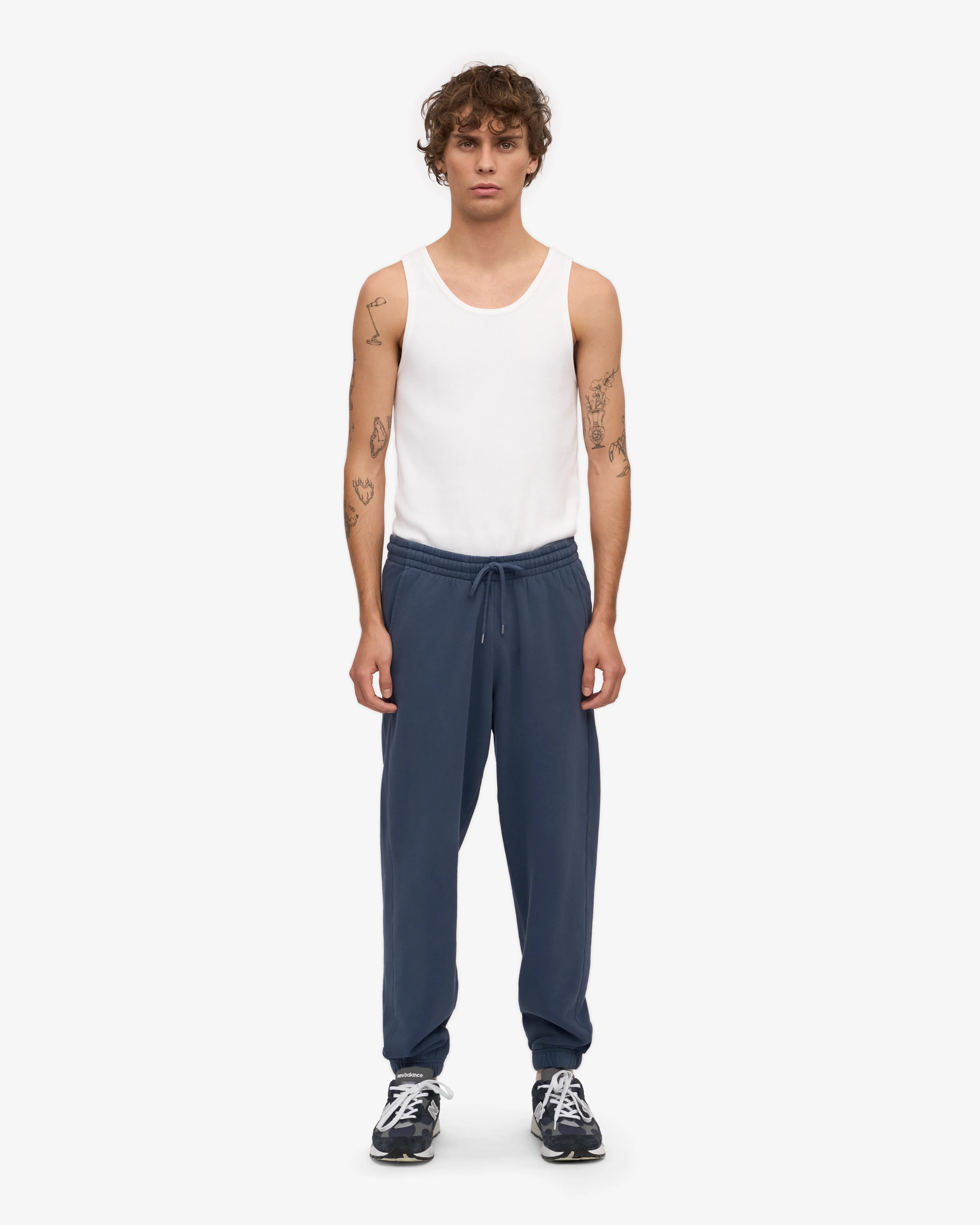 Organic Sweatpants - Petrol Blue