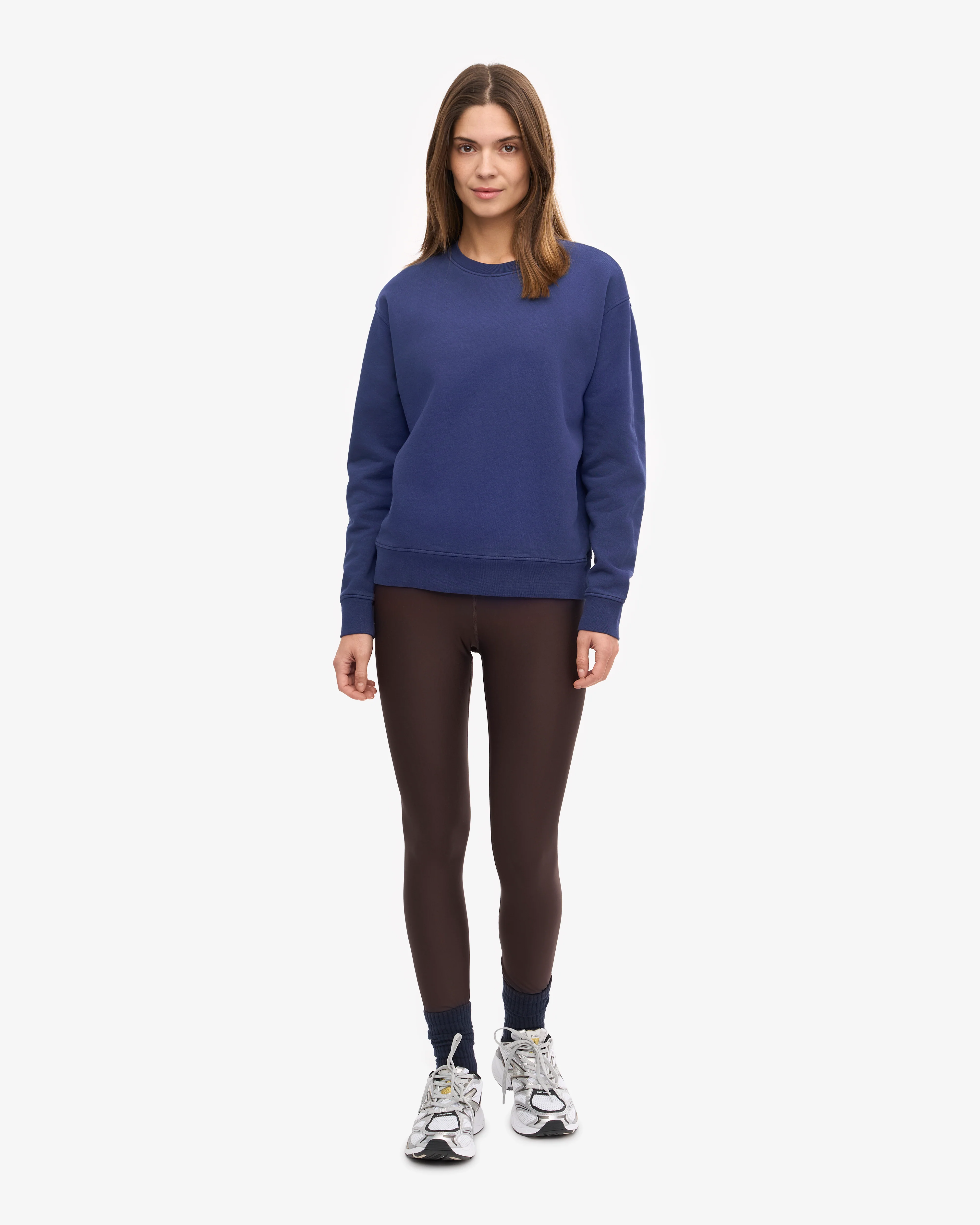Women Classic Organic Crew - Marine Blue