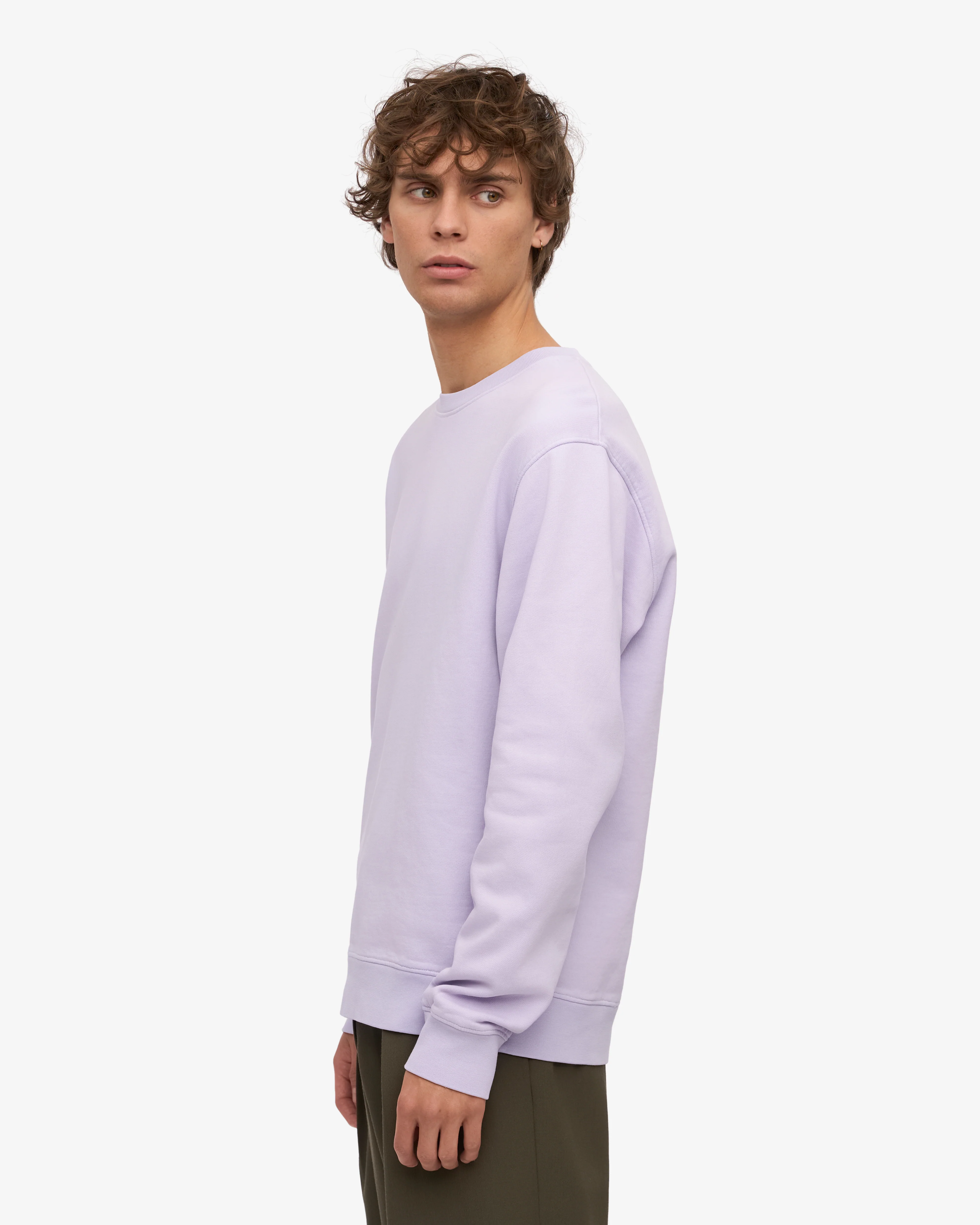 Classic Organic Crew - Soft Lavender