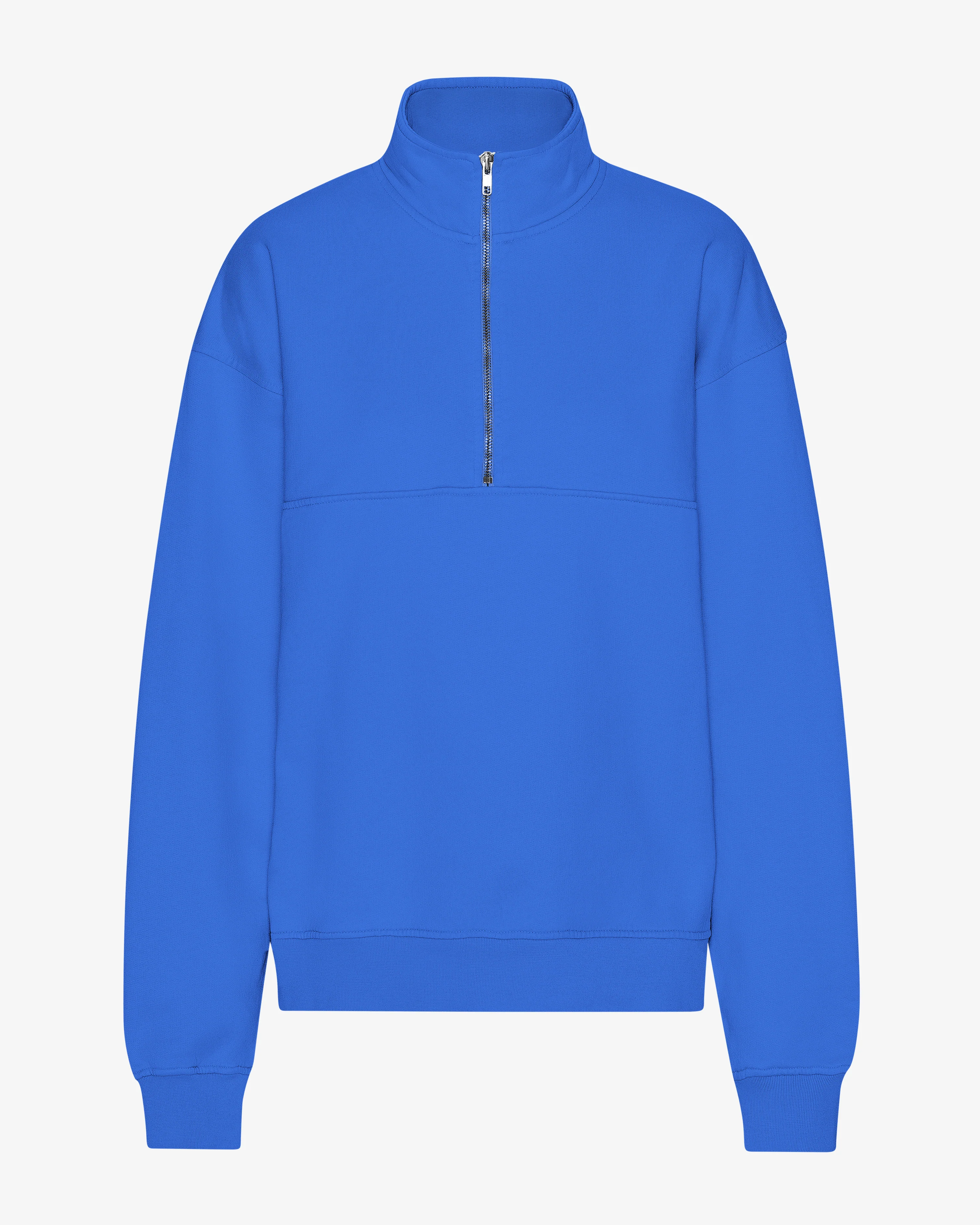 Organic Quarter Zip - Sapphire Blue