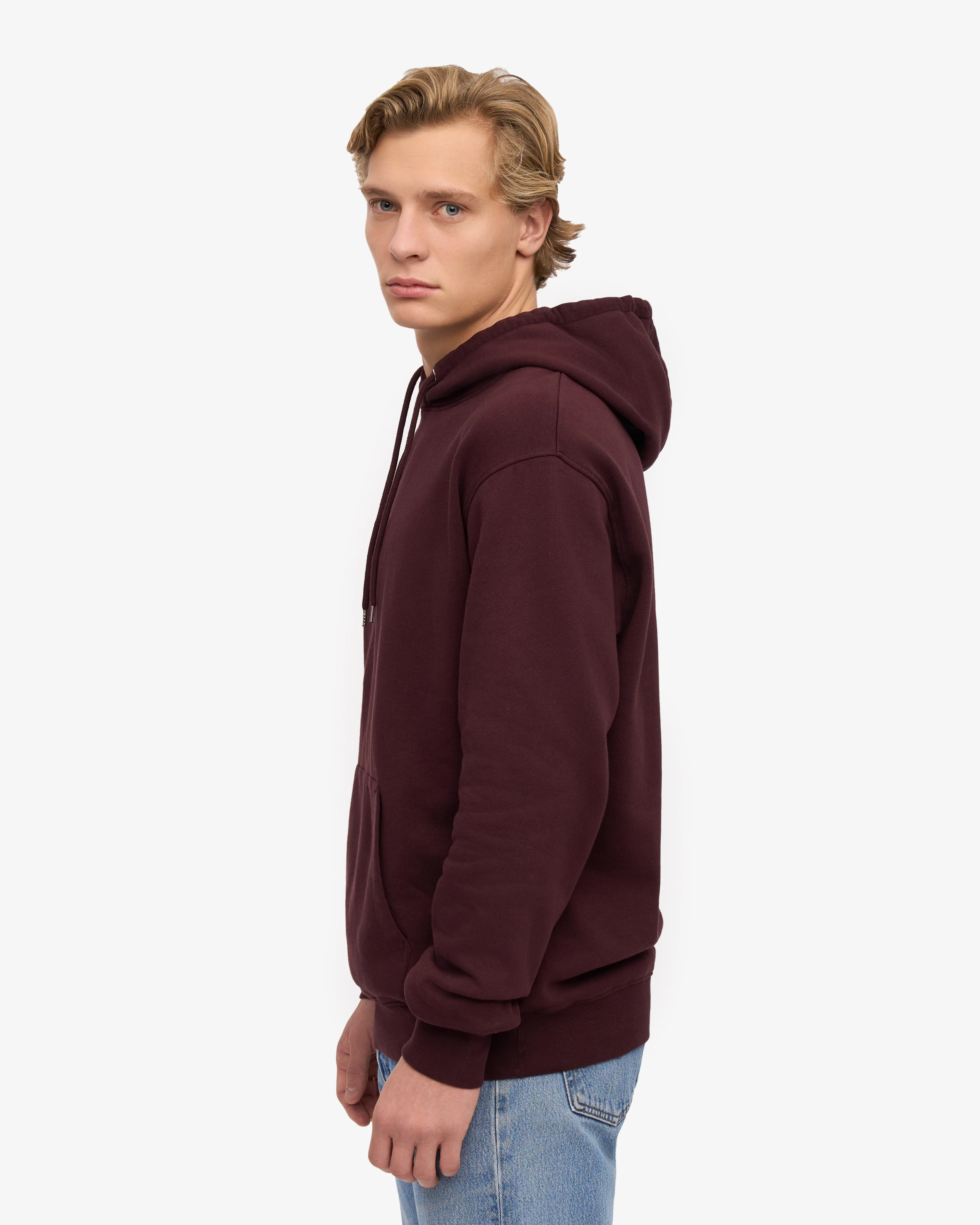 Classic Organic Hood - Oxblood Red