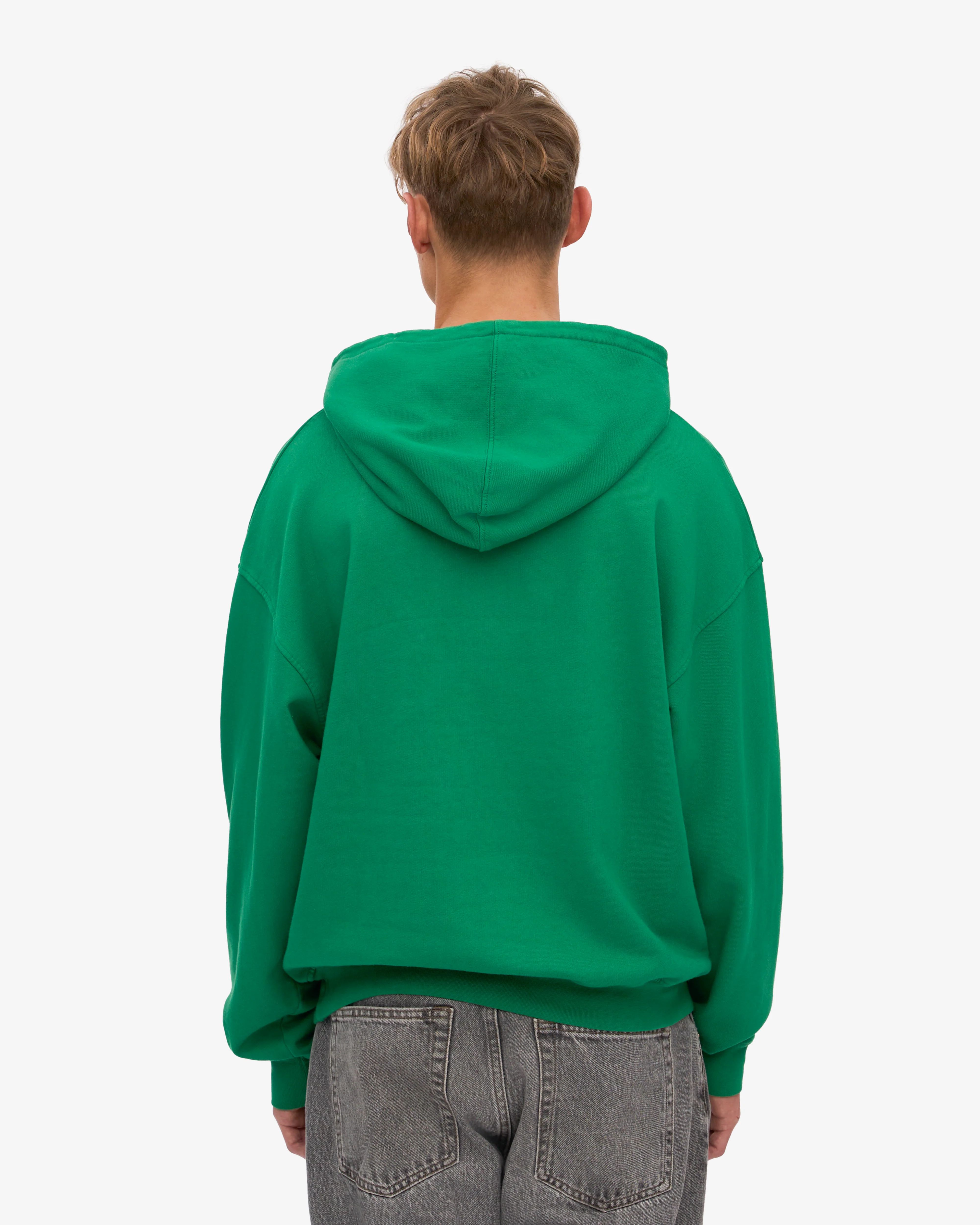Organic Oversized Hood - Kelly Green