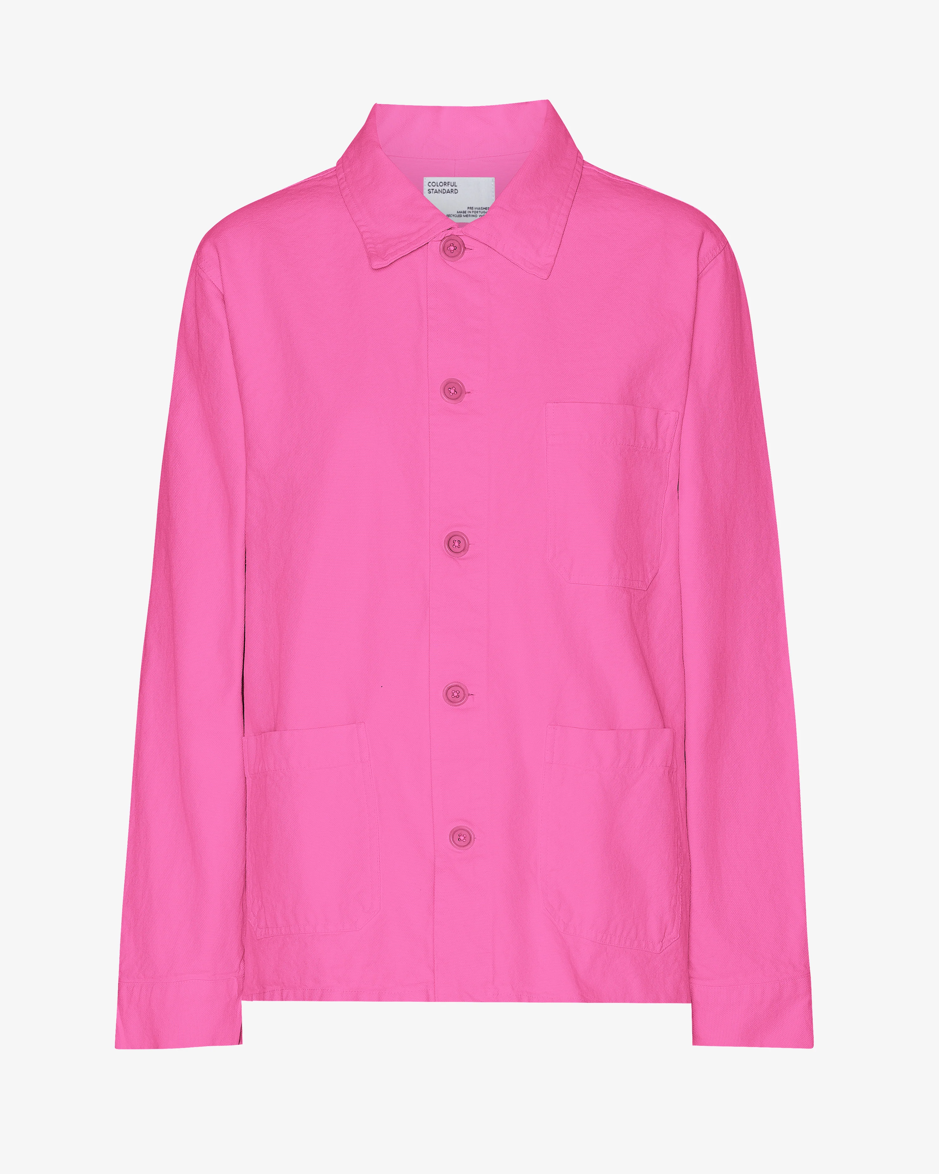 Organic Workwear Jacket - Bubblegum Pink