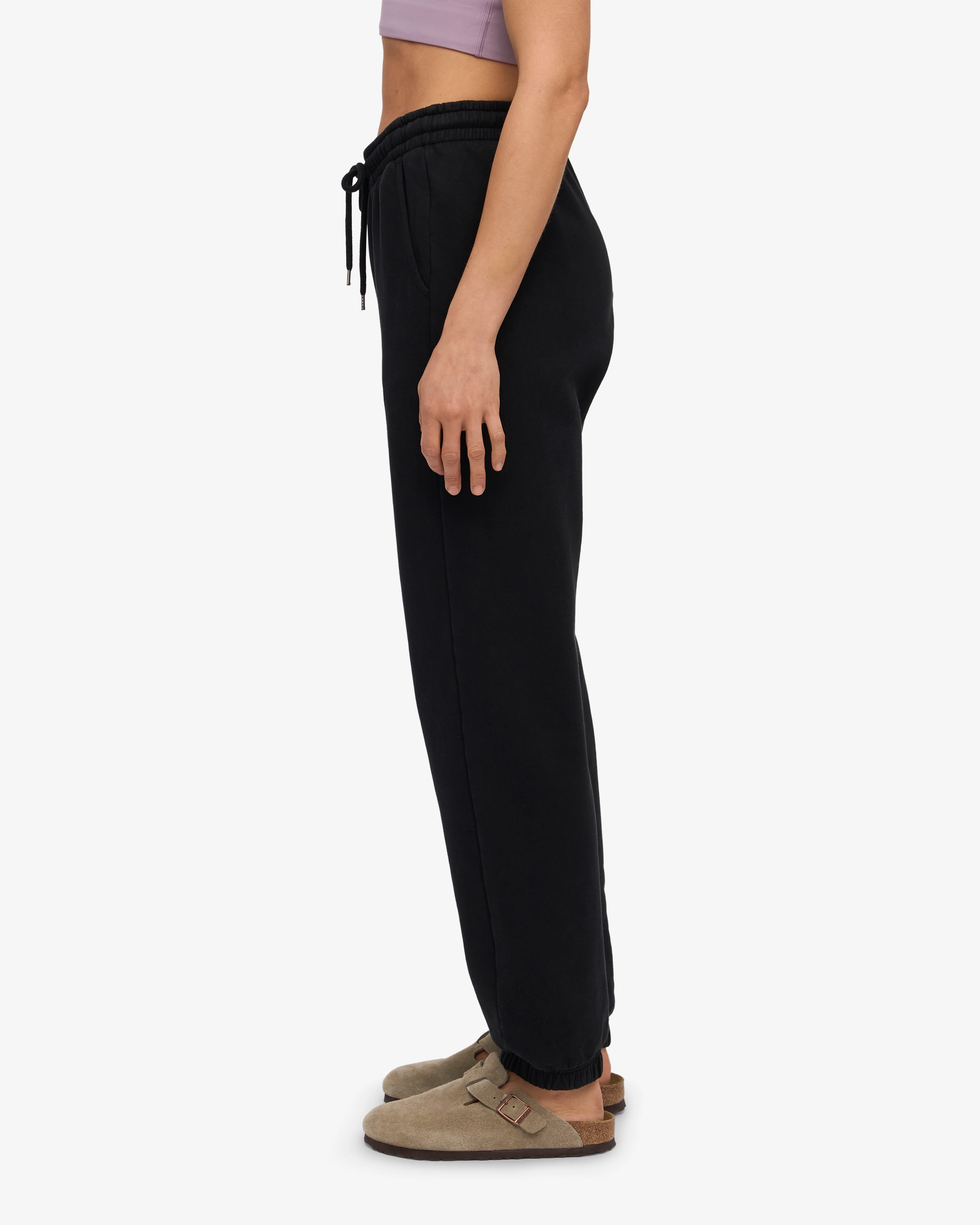 Organic Sweatpants - Deep Black