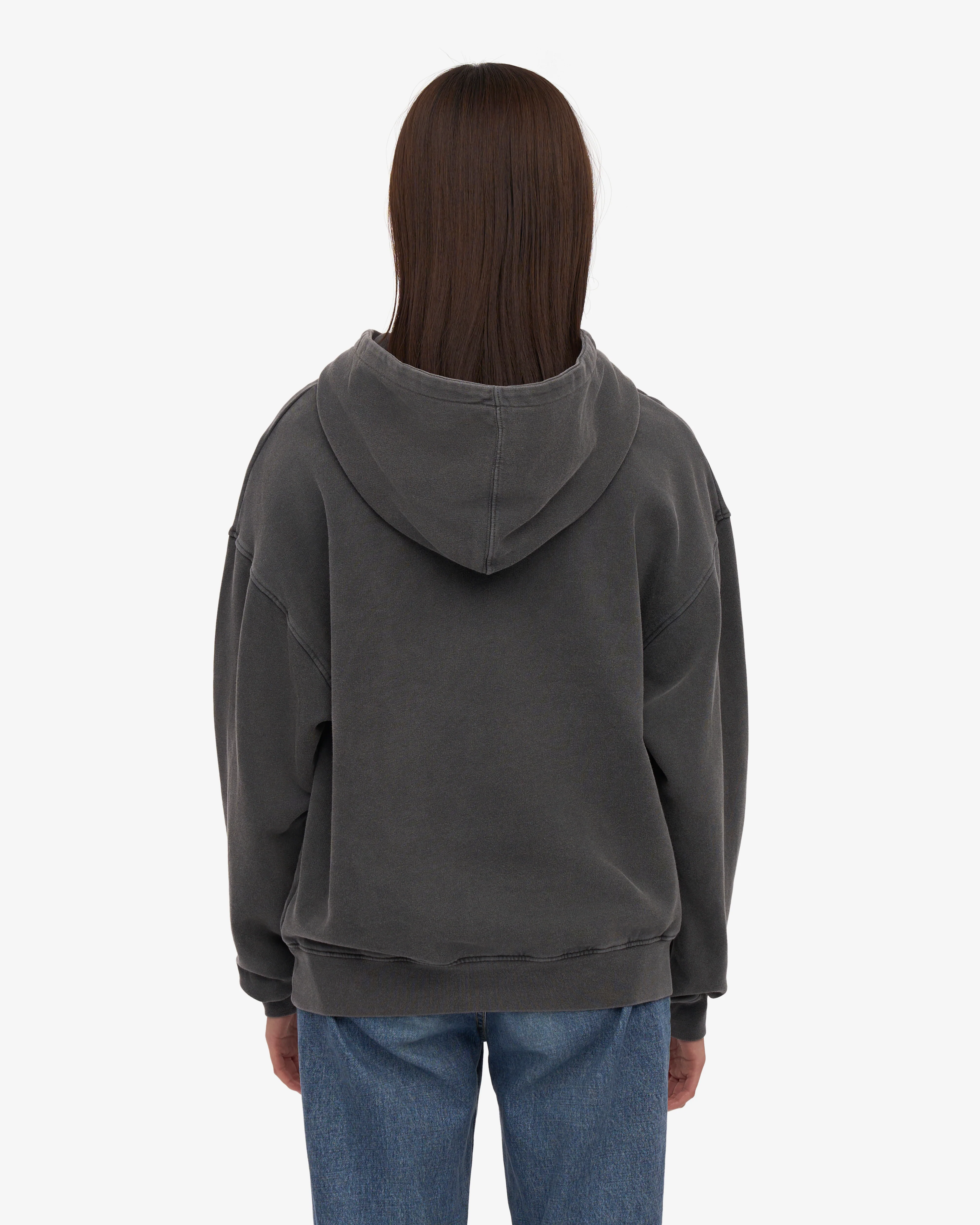 Organic Oversized Hood - Faded Black