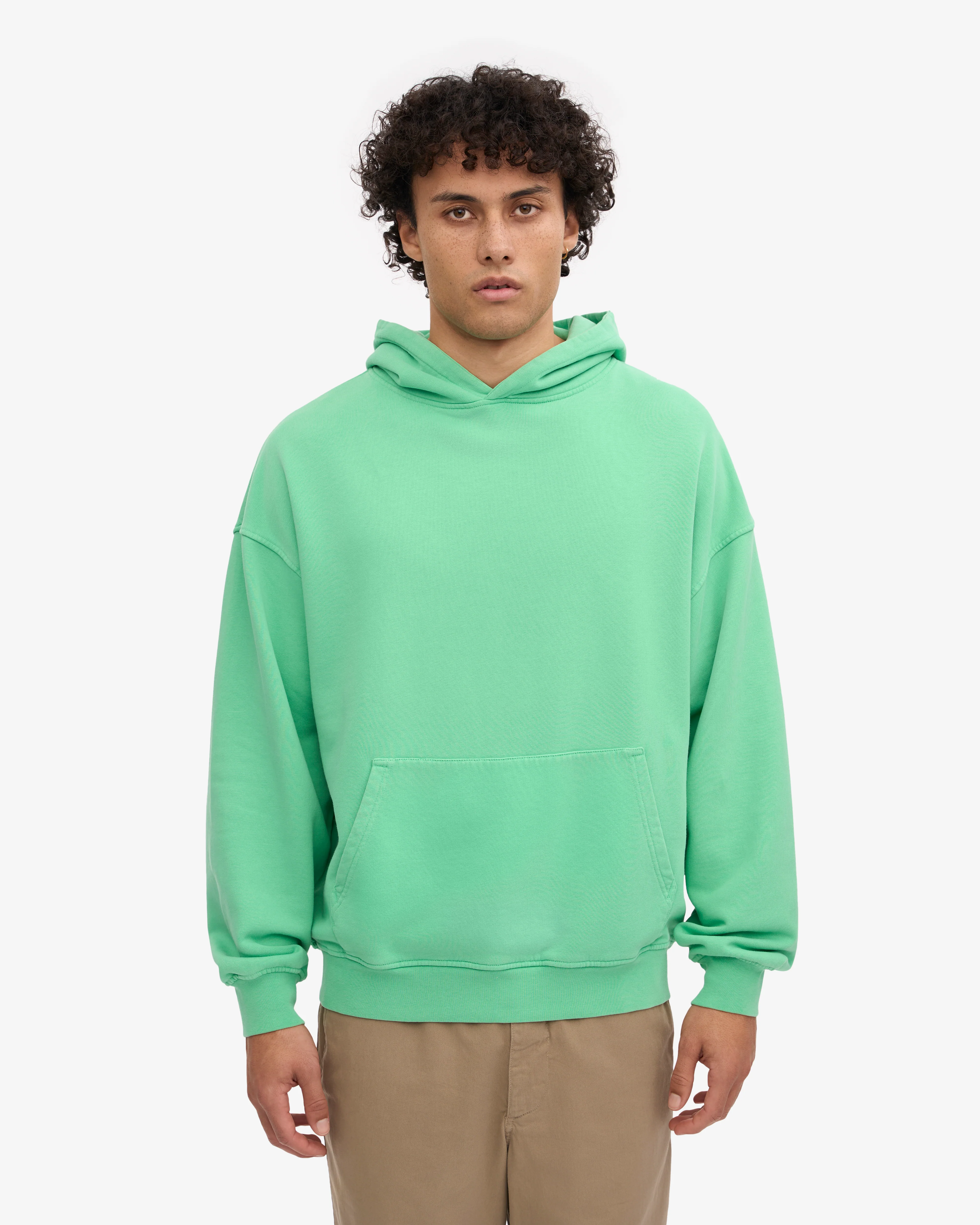 Organic Oversized Hood - Spring Green