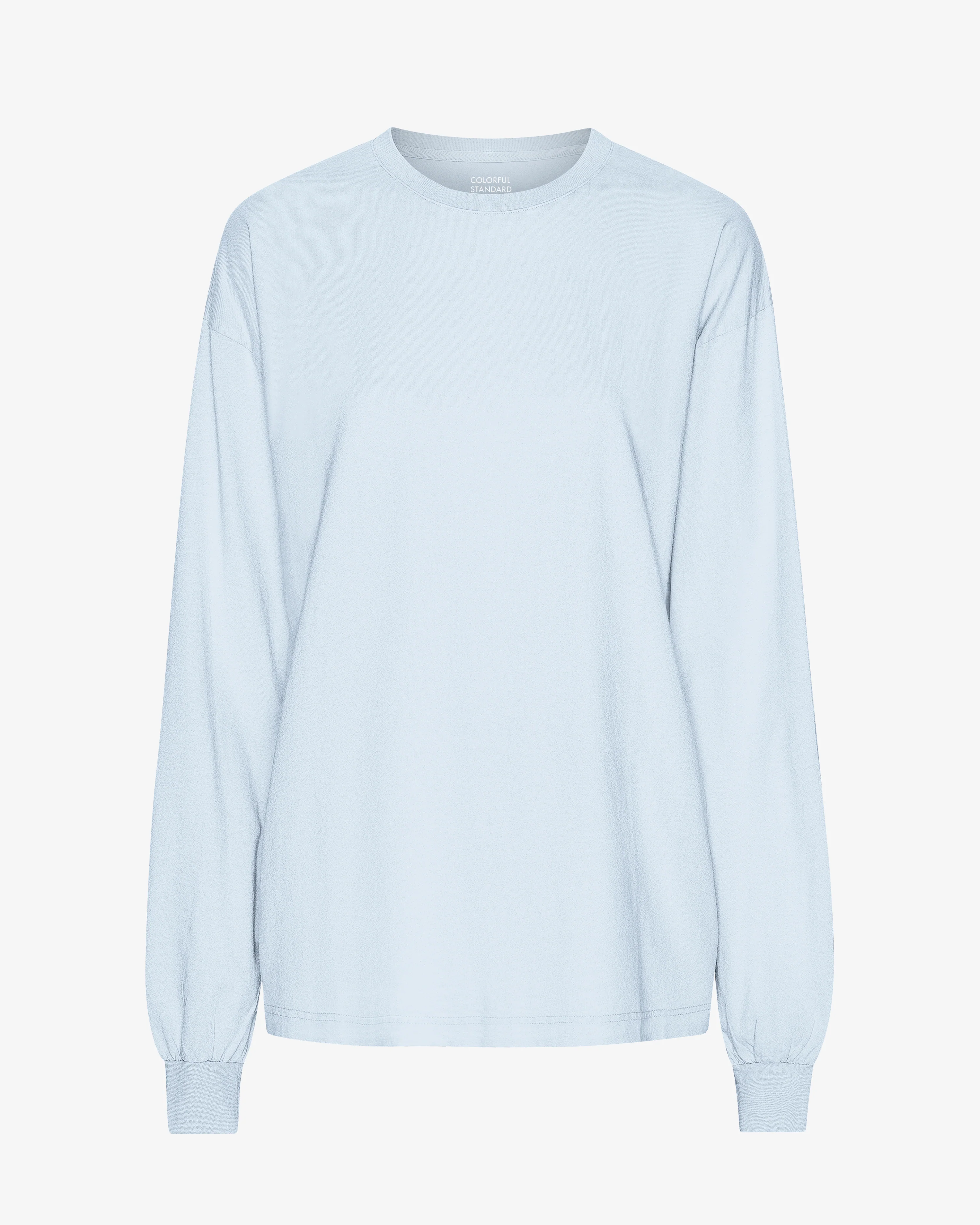 Oversized Organic LS T-Shirt - Polar Blue