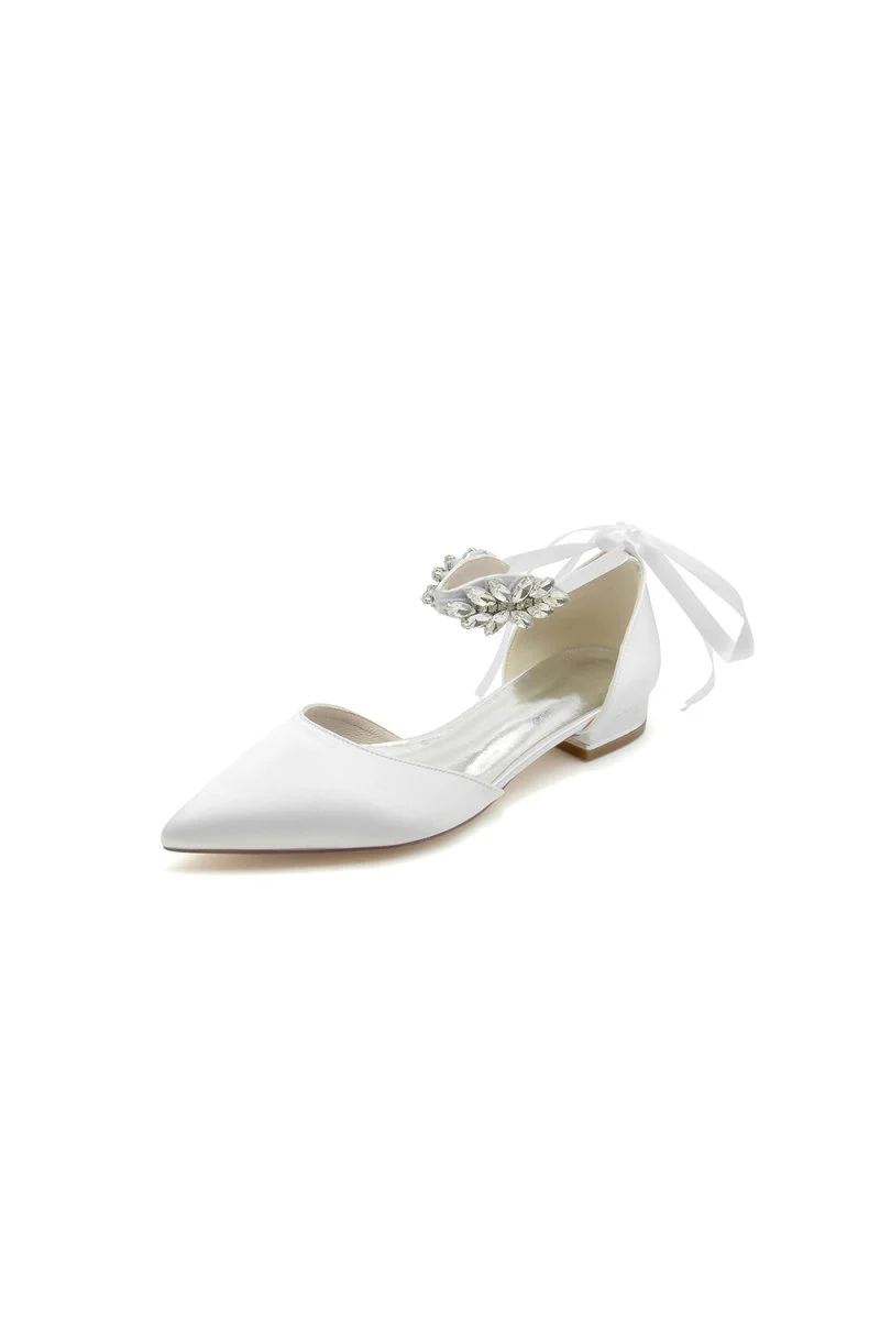 Champagne High Heels with Ornate Crystal and Pearl Accent