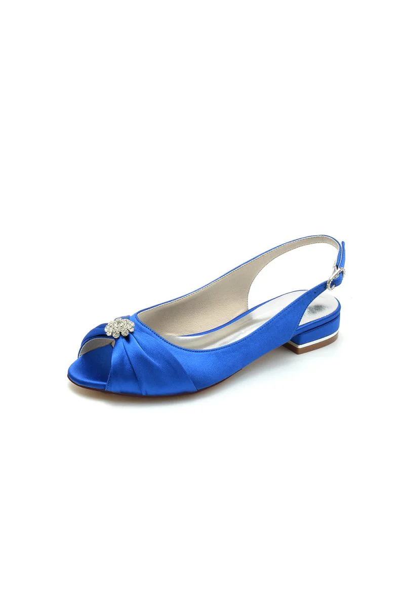 Open Toe Flats with Bow Cocktail