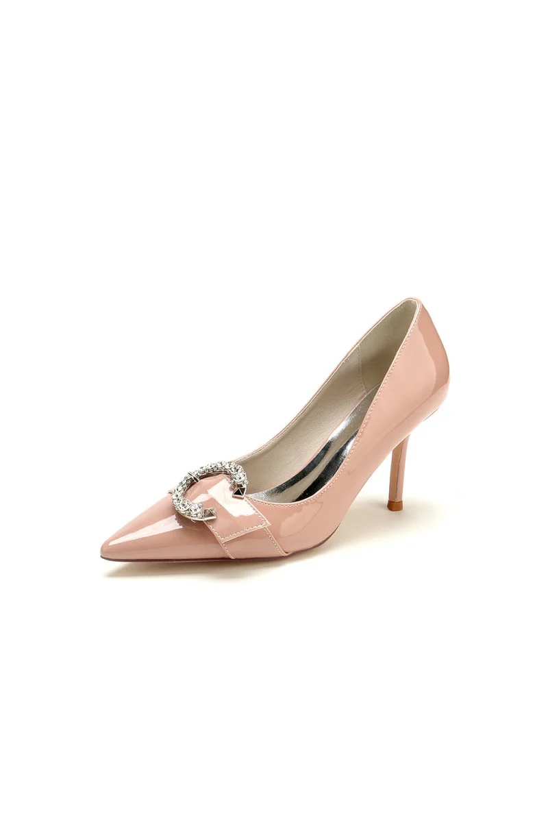 Glitter Crystal Pointed Toe Wedding High Heels