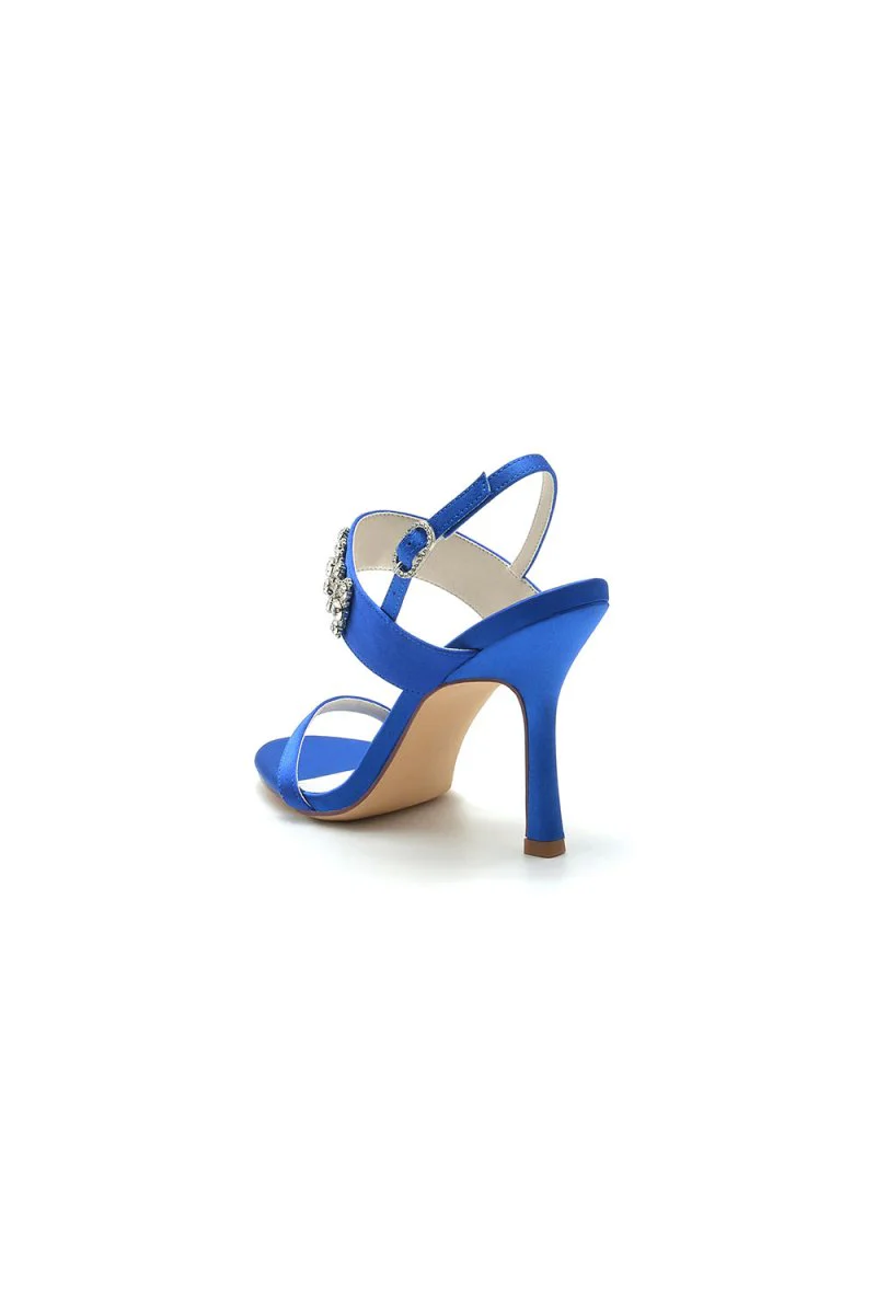 Rhinestone Beaded Ankle Straps Party Shoes