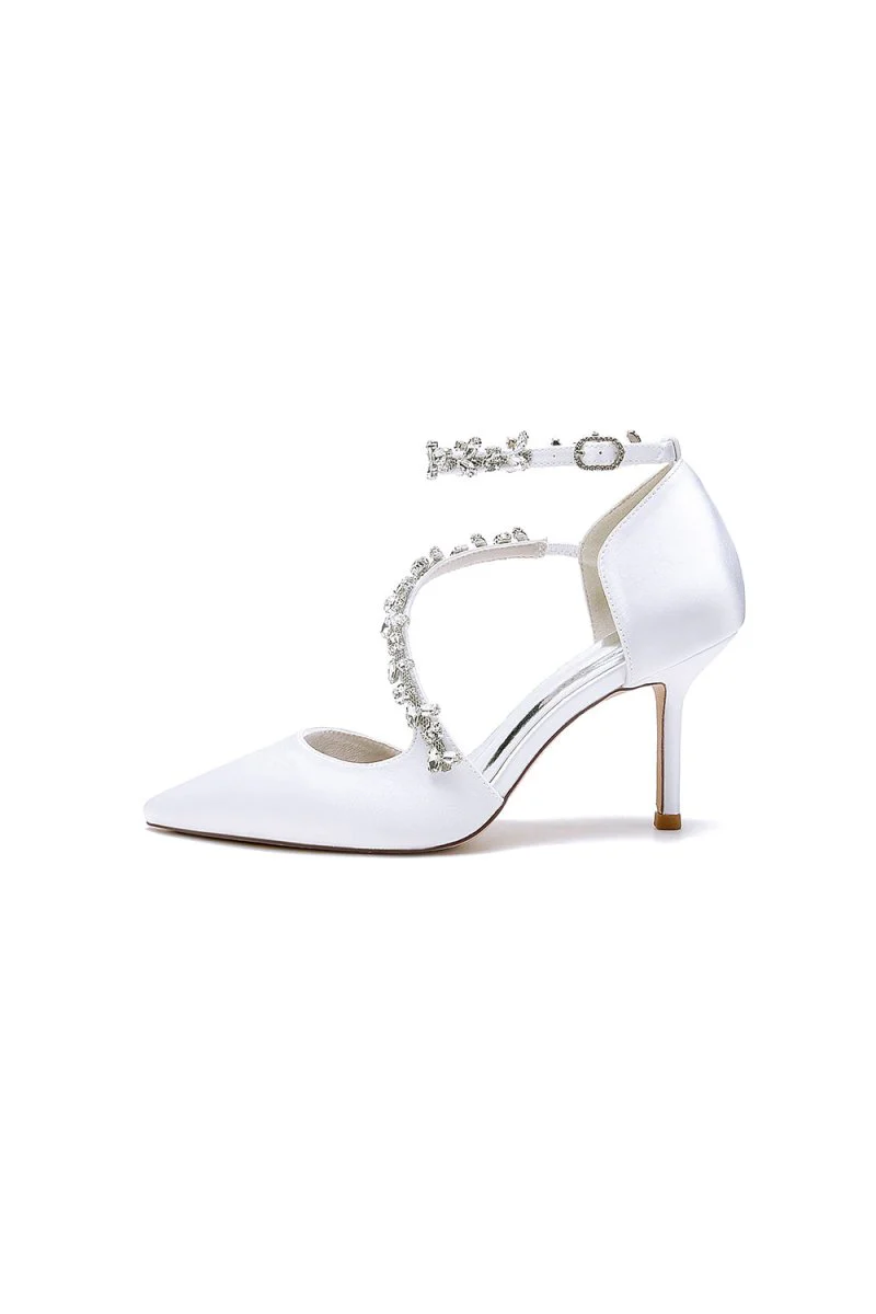 Pointed Toe Slingback Strap High Heel