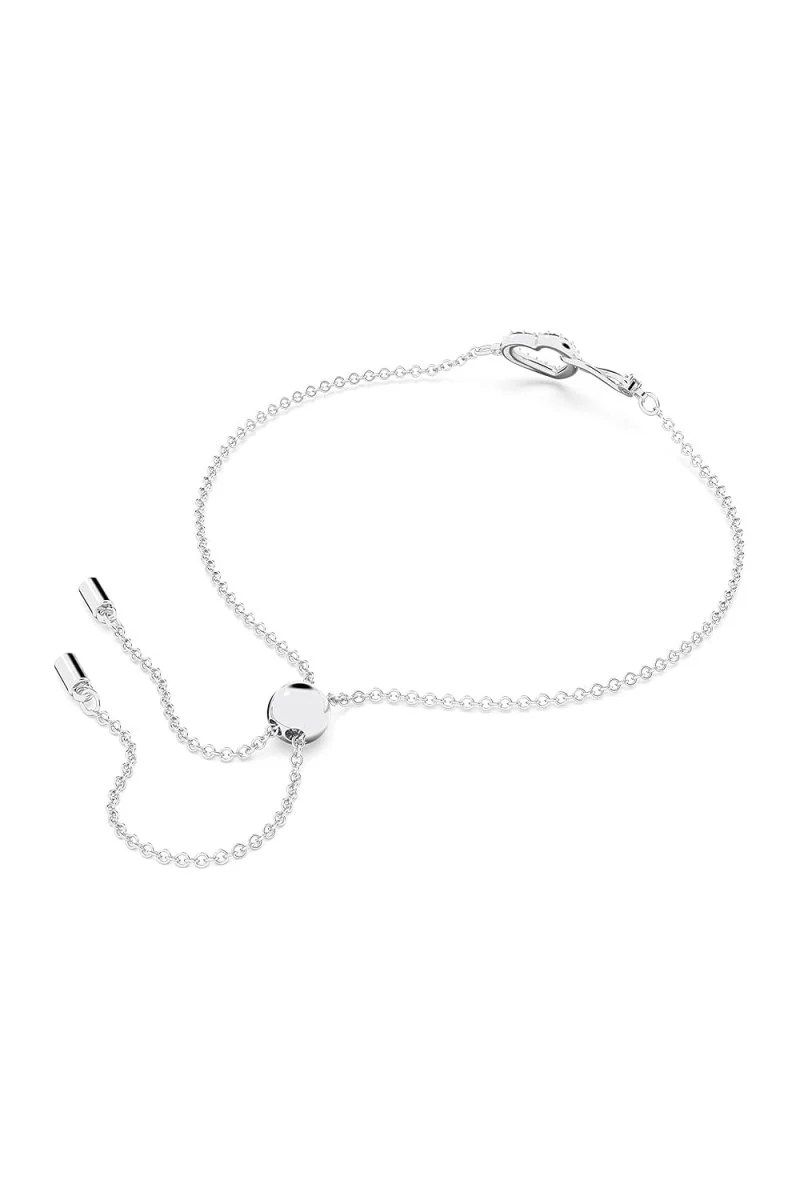 Silver Rhodium Tone Bracelets with Heart