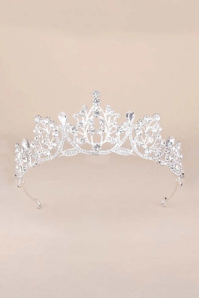 Bronze Princess Rhinestone Crowns for Women