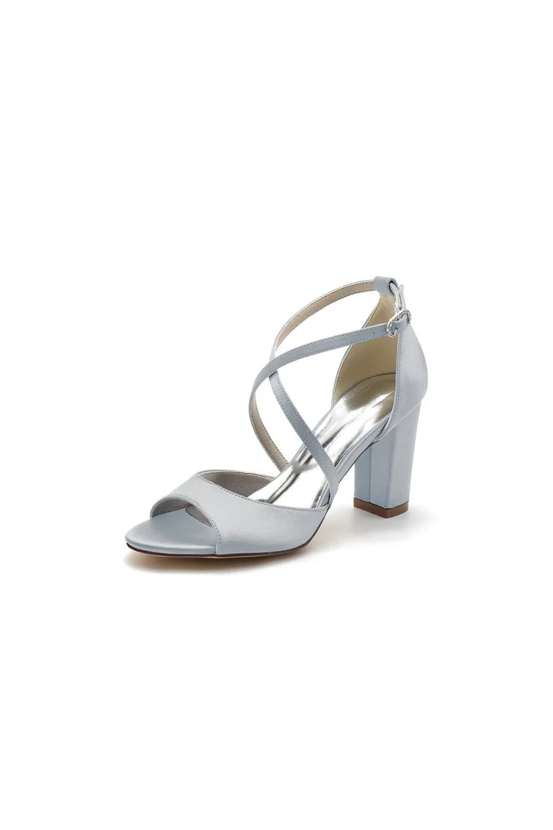 Peep Toe Cross Strap High Heels Party Shoes