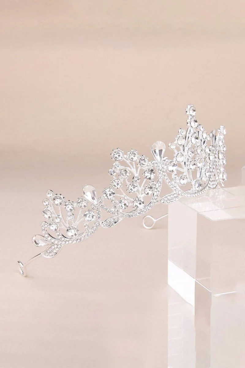 Bronze Princess Rhinestone Crowns for Women