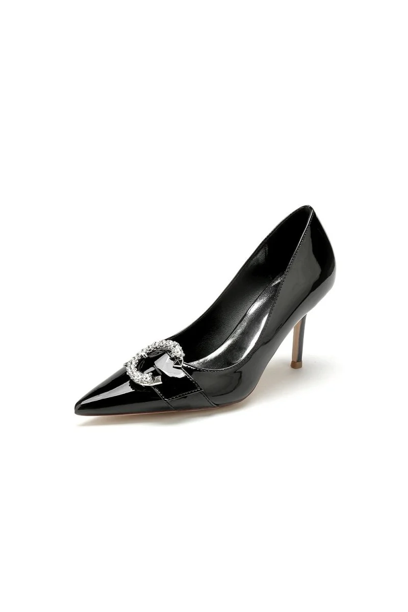 Glitter Crystal Pointed Toe Wedding High Heels