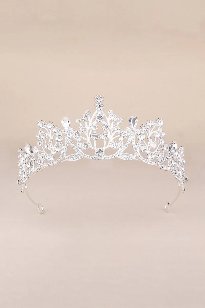 Bronze Princess Rhinestone Crowns for Women