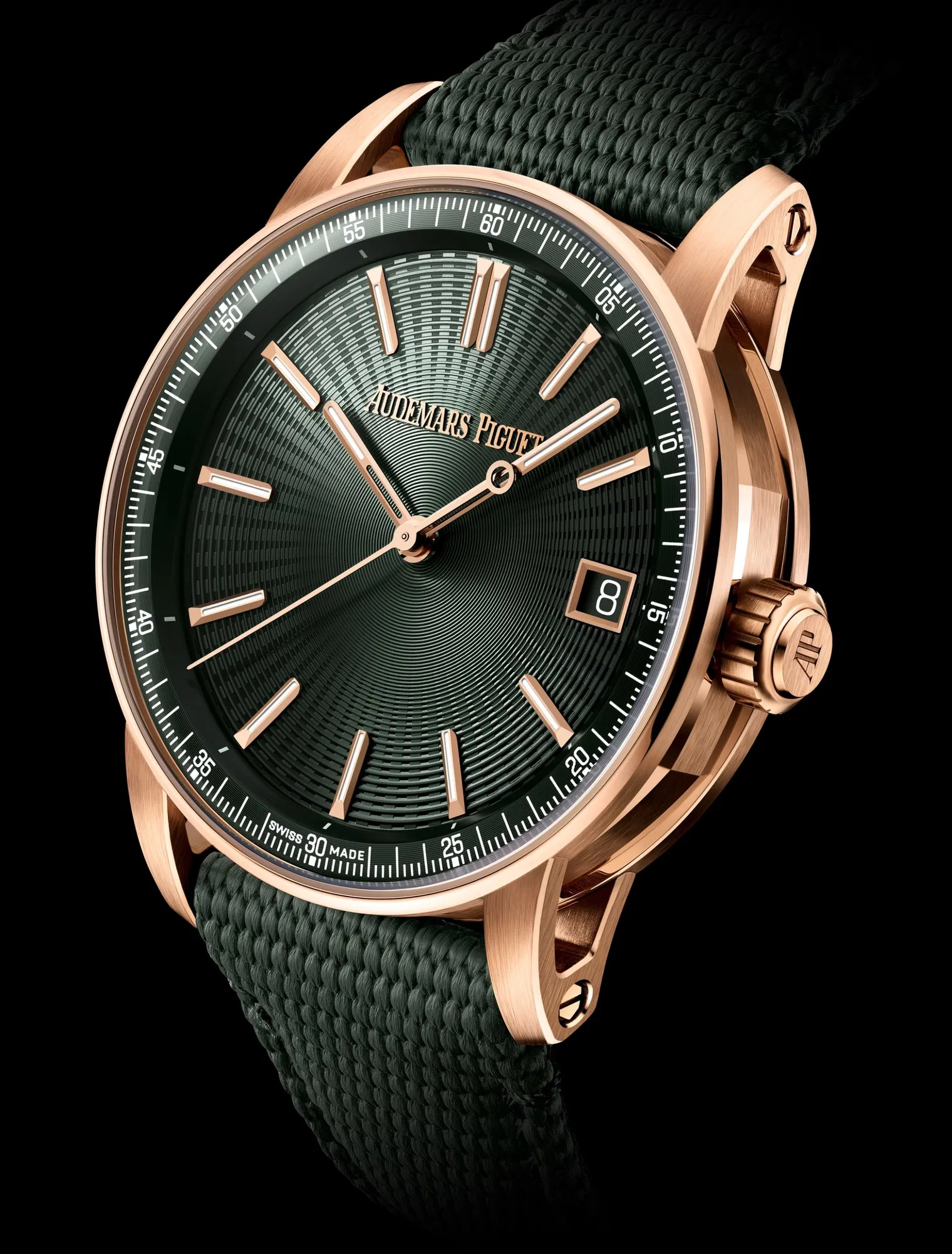 Audemars Piguet Code 11.59 Selfwinding 41mm Pink Rose Gold Green Dial | 15210OR.OO.A056KB.01