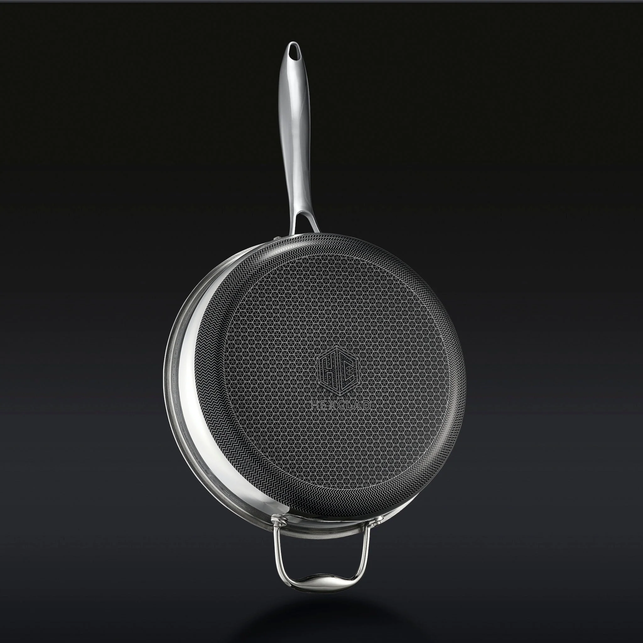 Hybrid Deep Sauté Pan with Lid, 3.3-Qt