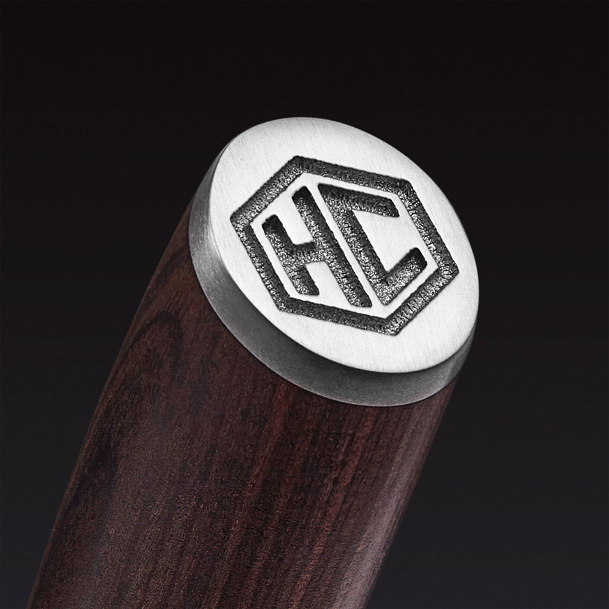 Damascus Steel Steak Knife Set, 8-pc (Espresso)