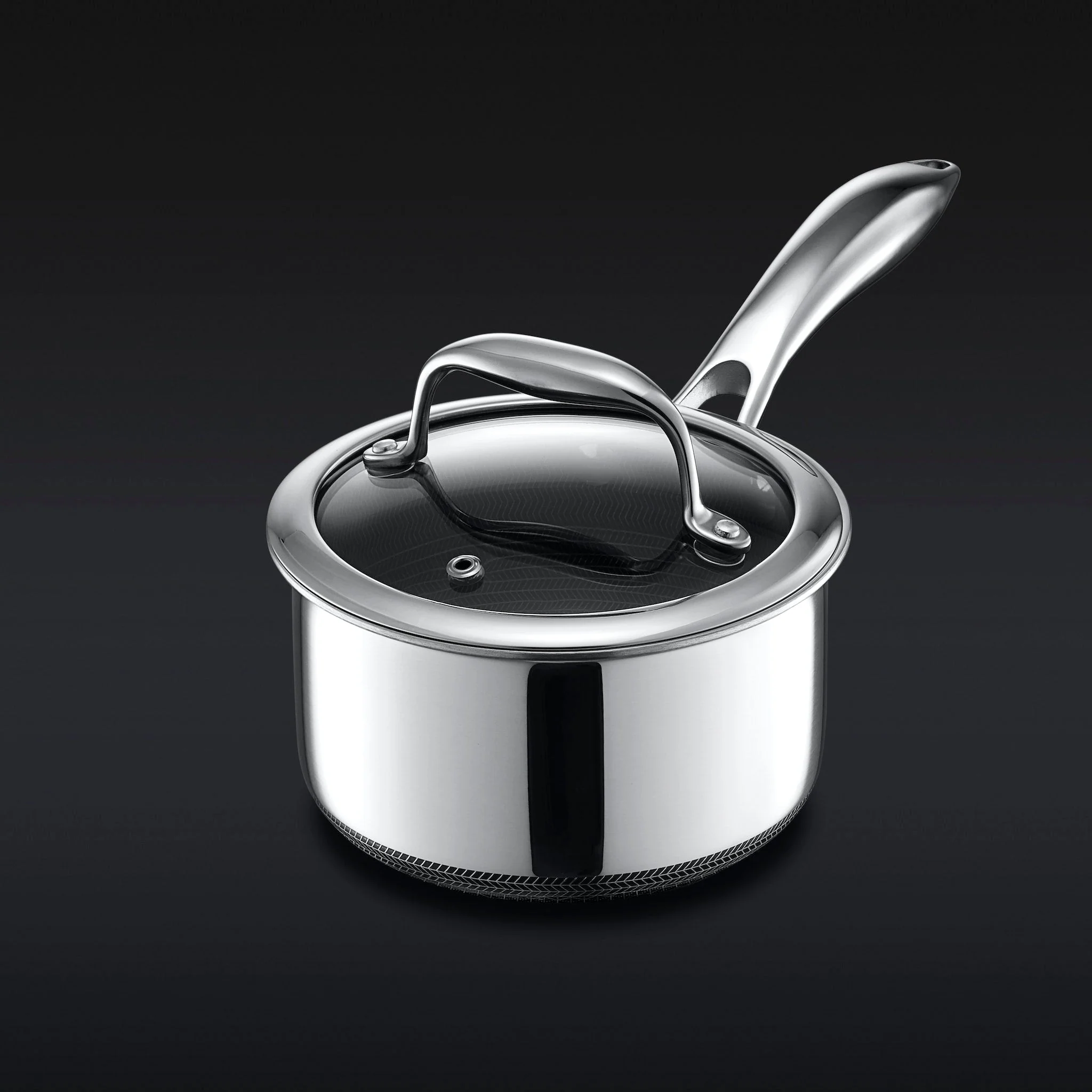 Hybrid Saucepan with Lid, 1-Qt