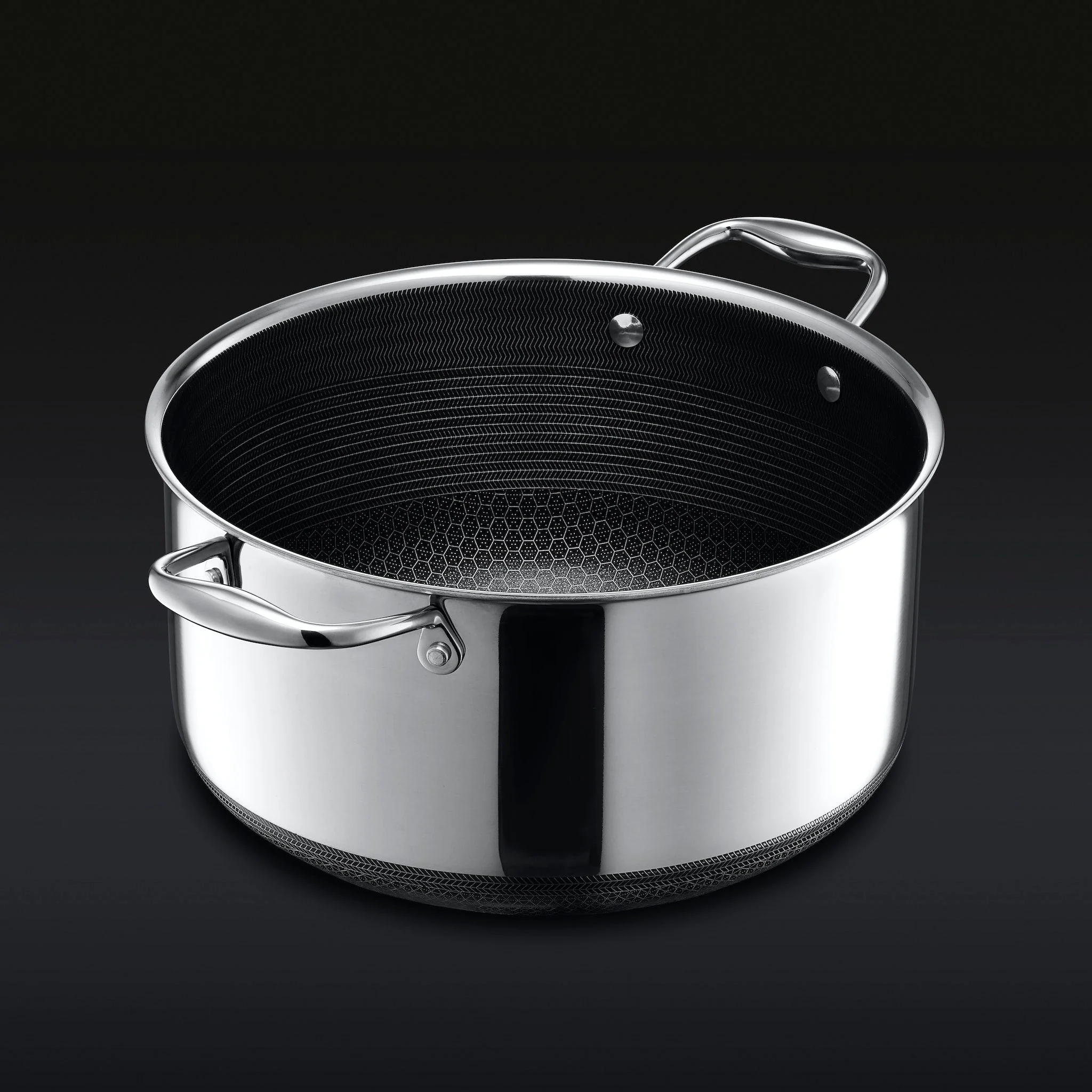 Hybrid Stock Pot With Lid, 8-Qt
