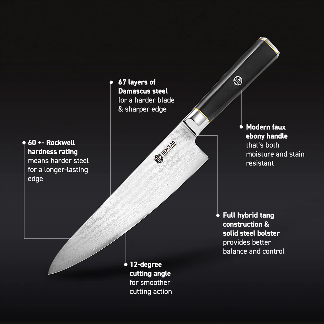 Master Series Damascus Steel Knife Set, 6-pc