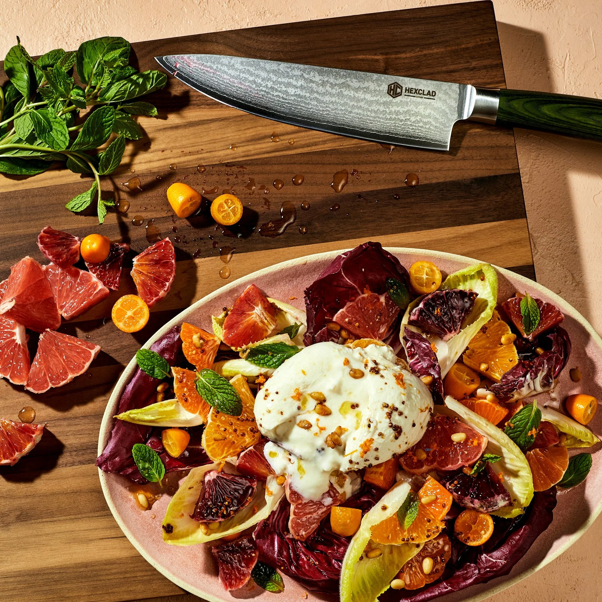 Damascus Steel Chef's Knife, 8