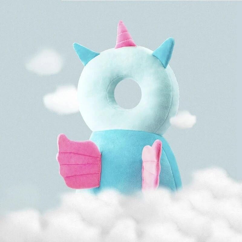 DreamNest - ABI - Anti-Fall Baby Pillow - Polyester Pillow, Compact Size, Breathable and Hypoallergenic, Ideal for First Steps, 18 x 2