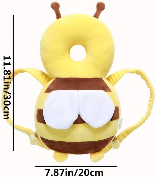 DreamNest - ABI - Anti-Fall Baby Pillow - Polyester Pillow, Compact Size, Breathable and Hypoallergenic, Ideal for First Steps, 18 x 2