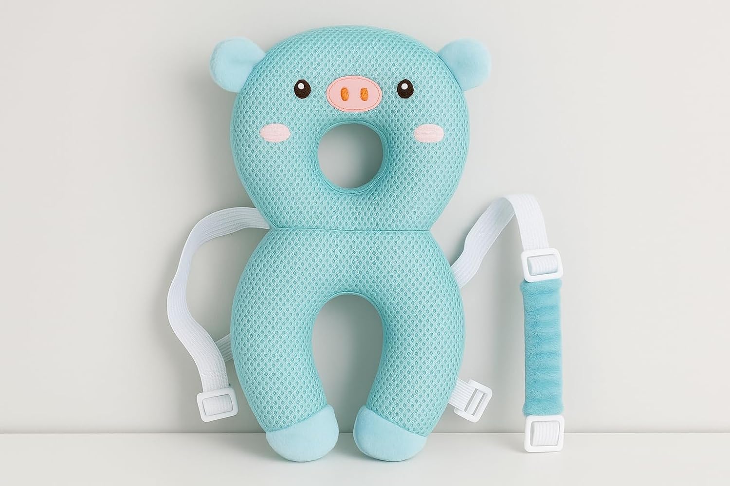 DreamNest - ABI - Anti-Fall Baby Pillow - Polyester Pillow, Compact Size, Breathable and Hypoallergenic, Ideal for First Steps, 18 x 2