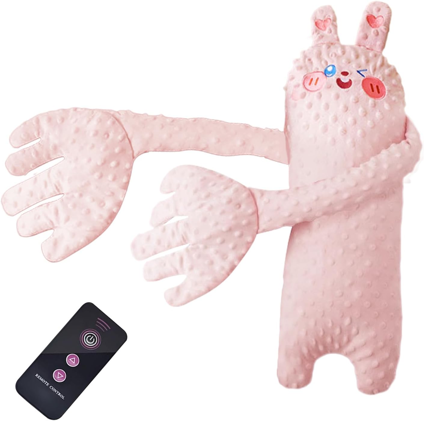Baby Pattel, bébé tapant le jouet endormi,Baby taper un oreiller de sommeil en arrière pour dormir - Jouets en bas âge en forme d'animaux électriques avec télécommande, décoration de pépinière Prévent
