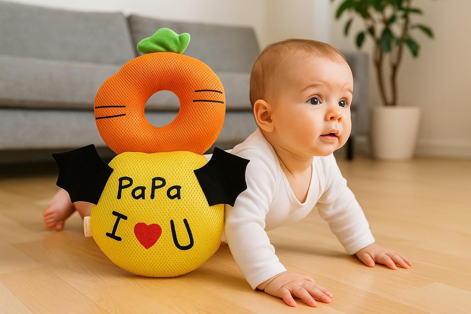 DreamNest - ABI - Anti-Fall Baby Pillow - Polyester Pillow, Compact Size, Breathable and Hypoallergenic, Ideal for First Steps, 18 x 2