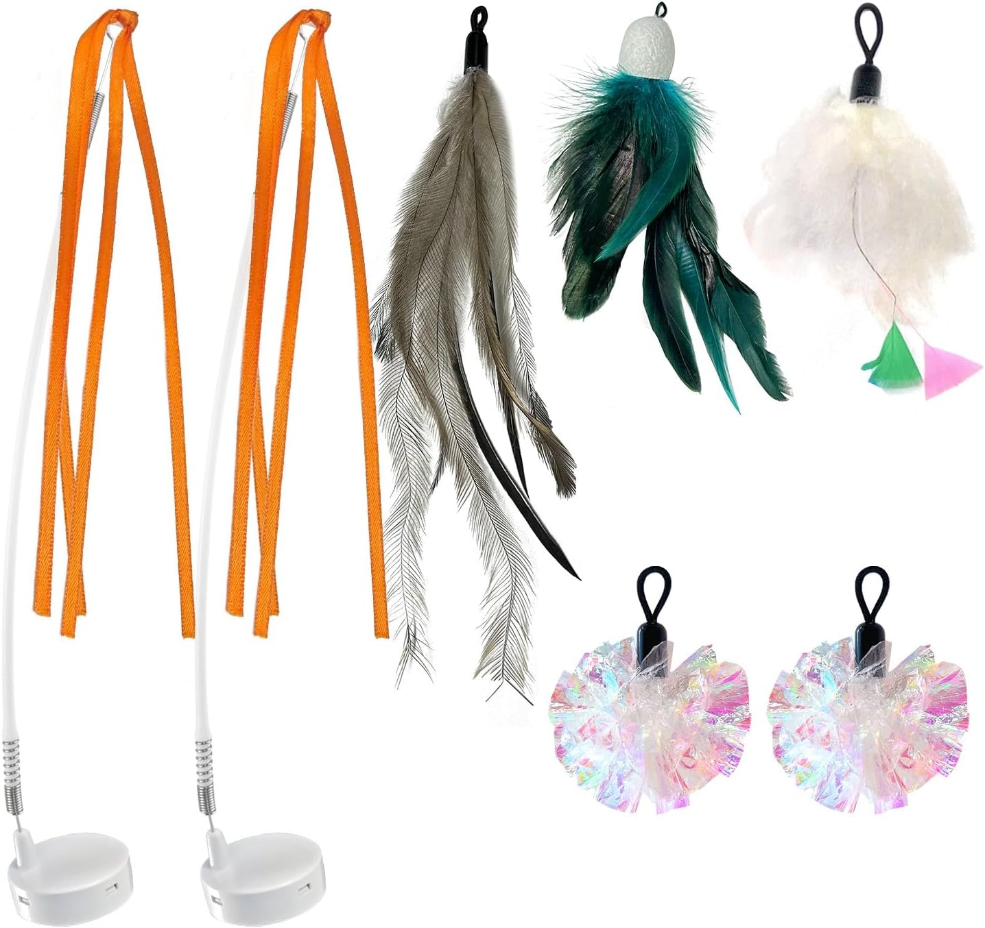 GoldenSun Cat Toy, 3 in 1 Electric Interactive Cat Toy, Whack-A-Mole, Floating Butterfly, Ball Included, USB Rechargeable Cat Toy with 4 Accessories