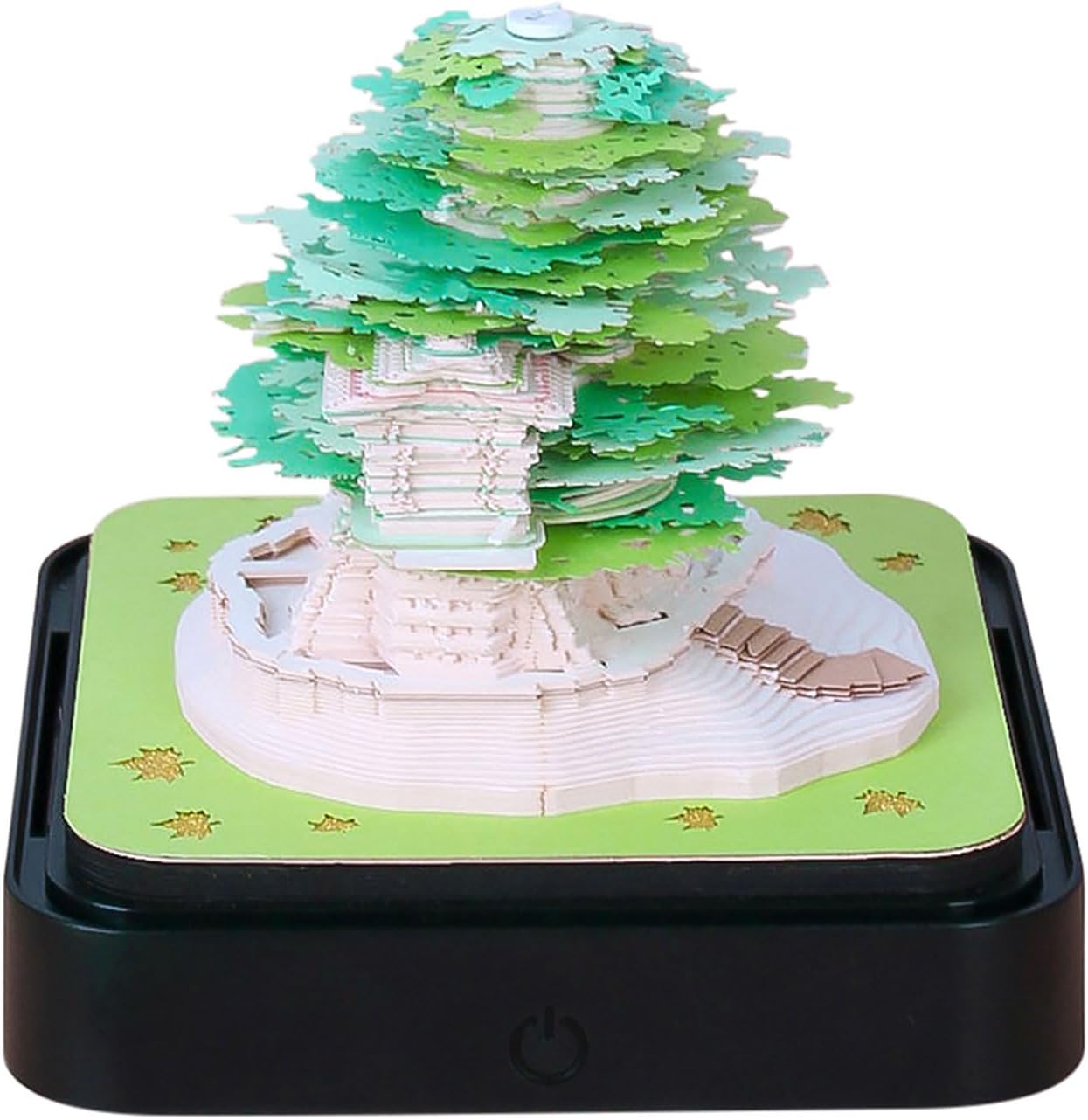 [Buy one get one free] 2026 3D Paper Art Desk Calendar with LED Light – Decorative Carved Calendar for Home & Office