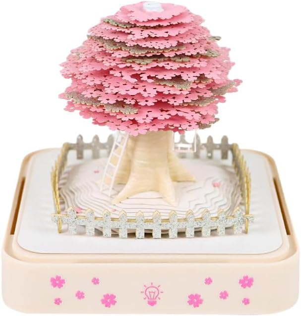 [Buy one get one free] 2026 3D Paper Art Desk Calendar with LED Light – Decorative Carved Calendar for Home & Office