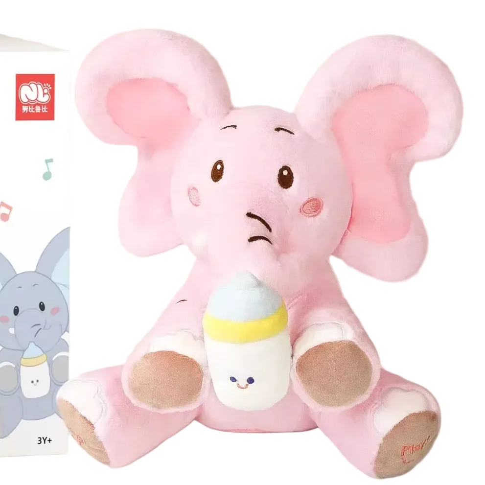 Interactive Peekaboo Elephant Plush Toy – Musical Educational Toy for Babies & Toddlers